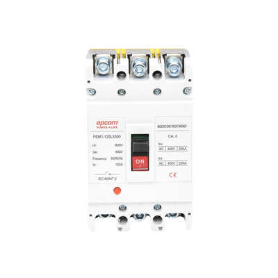 Protección Térmica/ Interruptor 3P, 100A,  Corriente Alterna  690 V CA Trifásica.
