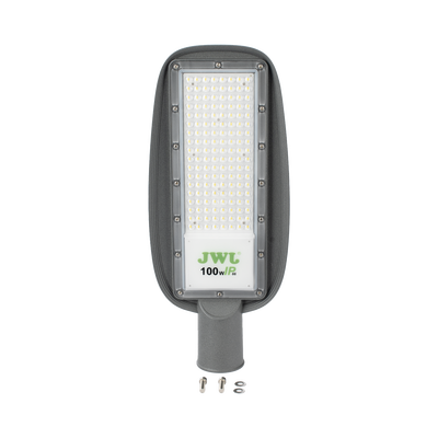 Luminaria LED  de 100 W / 100 - 265 V CA~50/60 Hz / Fotocelda  / Color Blanco/ Dimensiones 200 x 465 x 78 mm / Ángulo de Luz 135°.