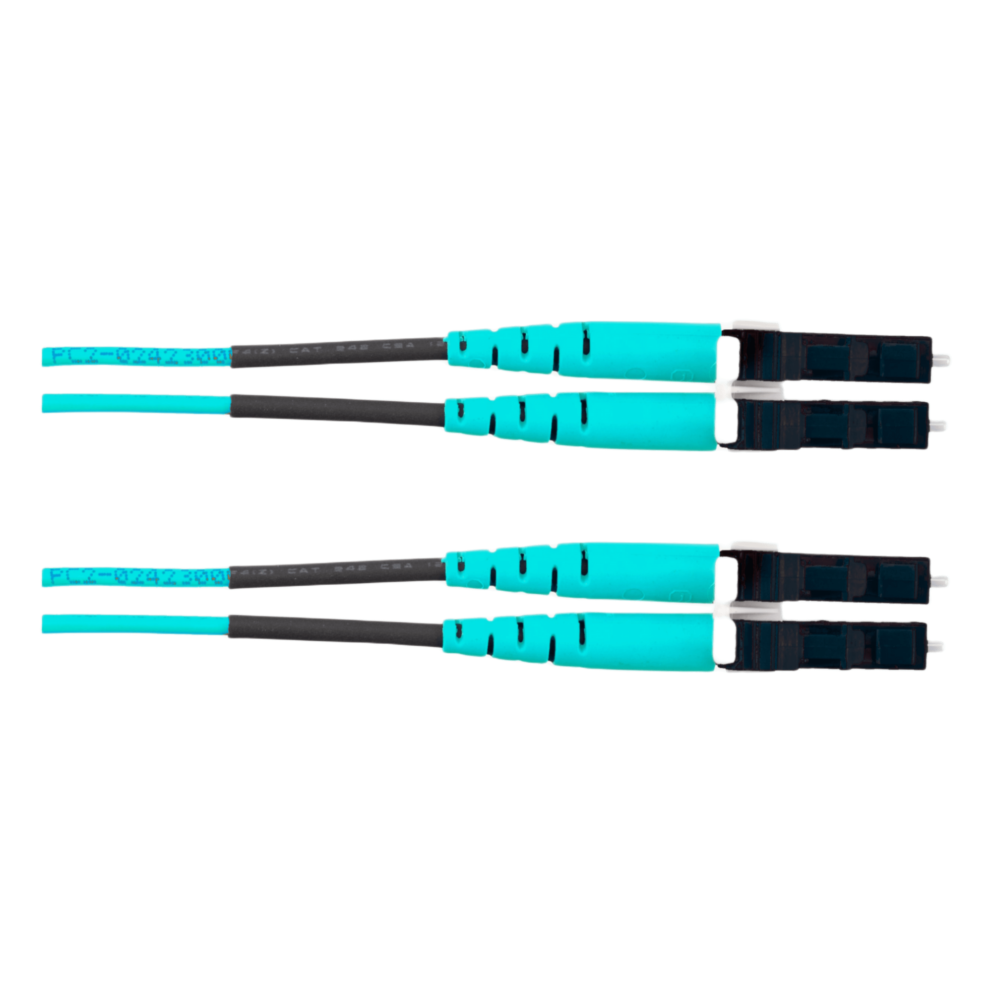 Jumper de Fibra Óptica / Multimodo OM4 50/125 μm / LC-LC Dúplex / OFNR Riser / 25 m (82 ft) / Color Aqua — PANDUIT · SKU FZ2ERLNLNSNM025
