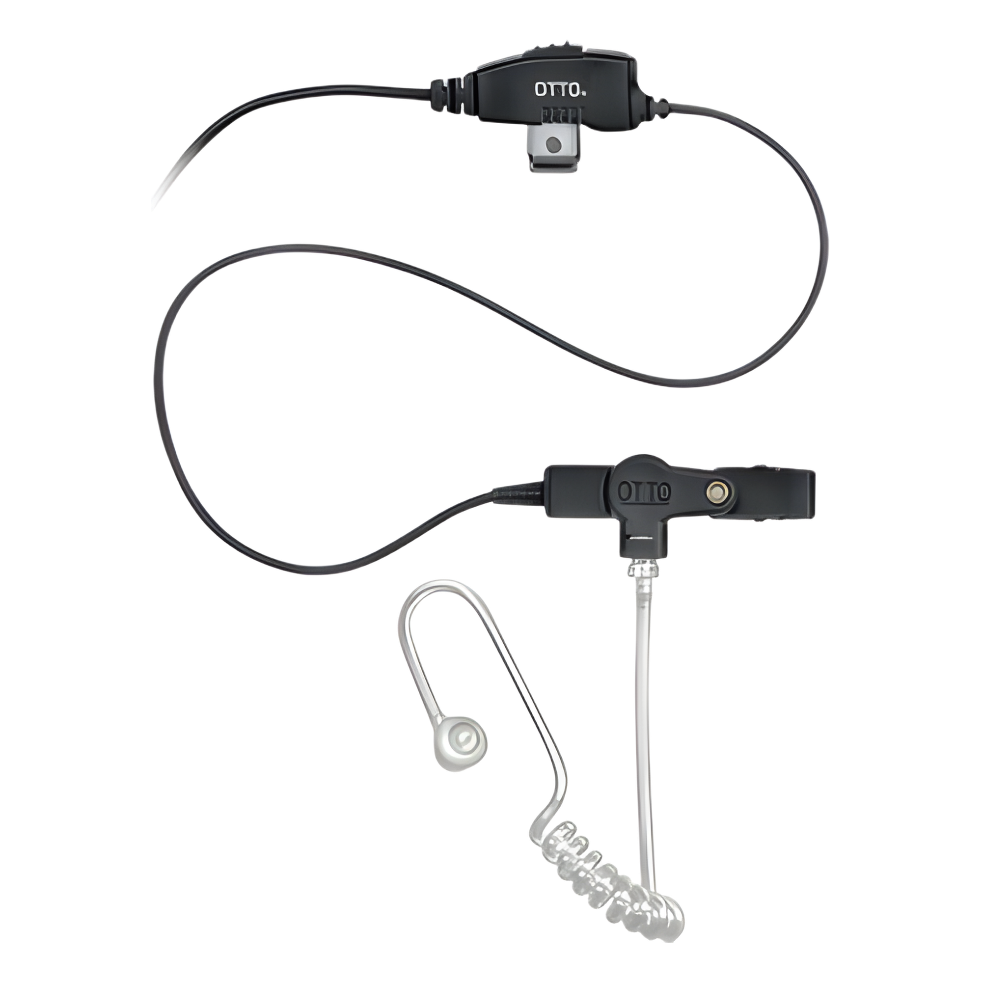 Kit Micrófono-Audífono / 1 Cable / Tubo Acústico Desconexión Rápida / Compatible Kenwood NX-340/320/420 / 25,000 Ciclos Flexión / PTT Mini — OTTO · SKU E1-EA2KA131