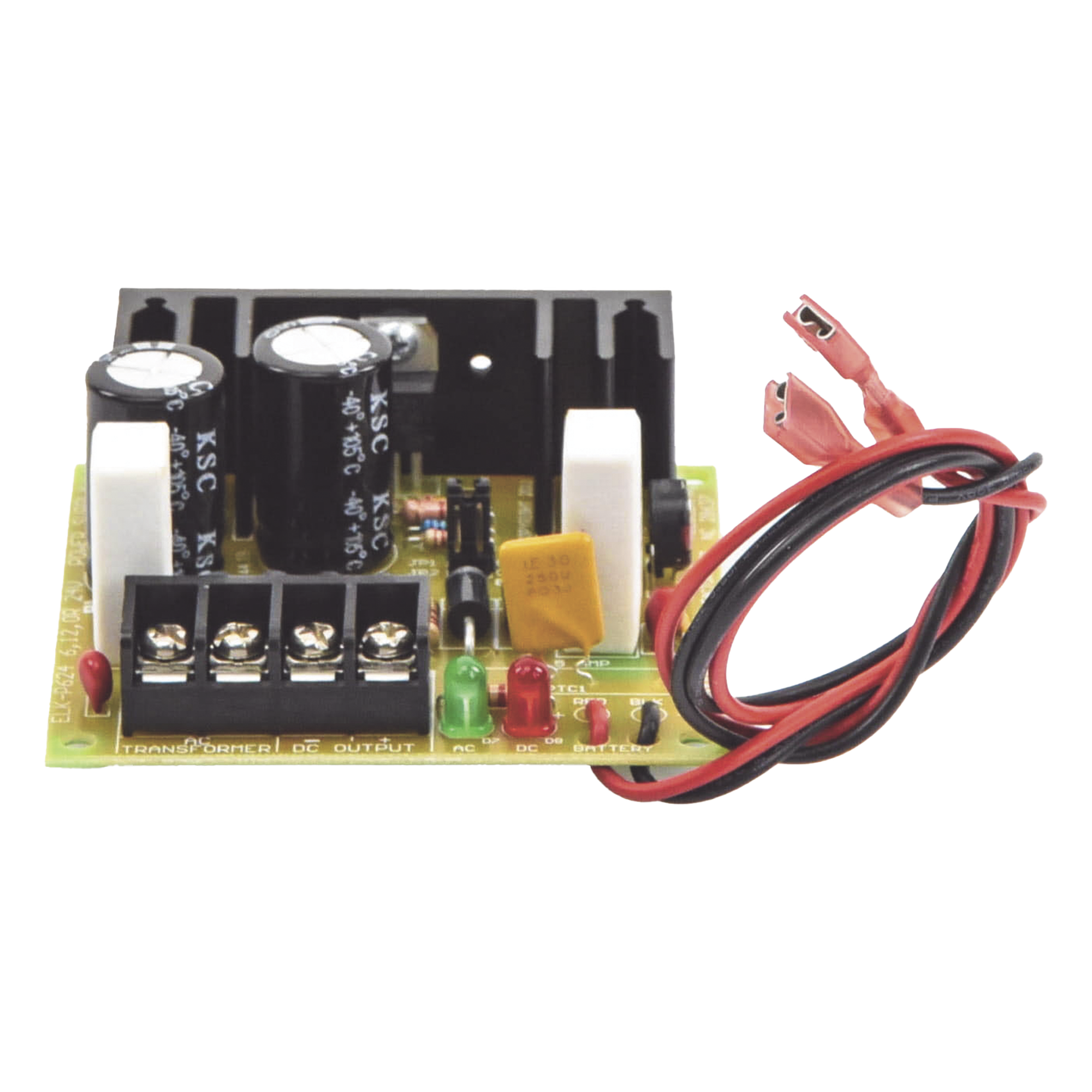 Fuente de Poder Multivoltaje / Salidas 6Vcc 1A / 12Vcc 1A / 24Vcc 800mA / Cargador de Batería 1.2A / Protección de Sobrecarga Auto Reset — ELK PRODUCTS · SKU ELKP-624U