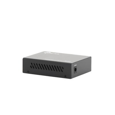 Convertidor Fibra Óptica Monomodo o Multimodo / 1 Puerto SFP 1000 Mbps / 1 Puerto RJ45 10/100/1000 Mbps / Plug and Play 