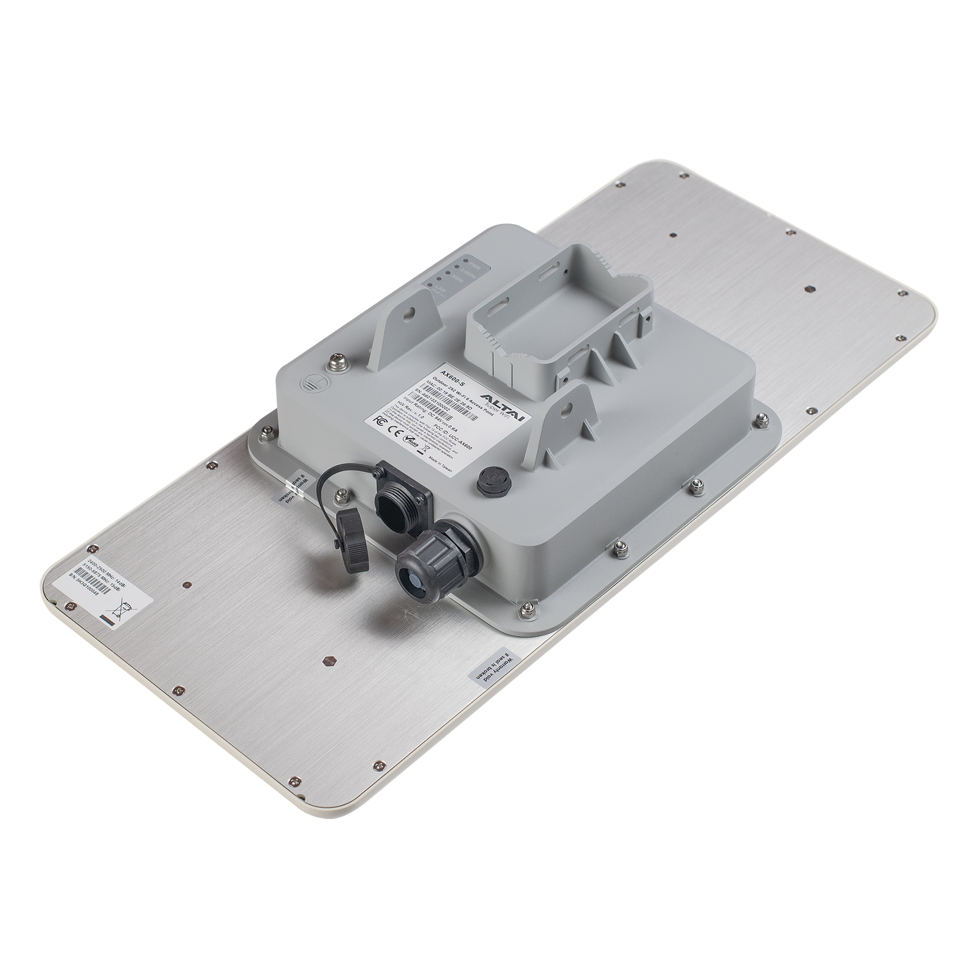 Punto de Acceso Sectorial / Wi-Fi 6 / MIMO 2x2 / Cobertura 800 m (2,625 pies) / 1.75 Gbps / 512 Usuarios / IP67