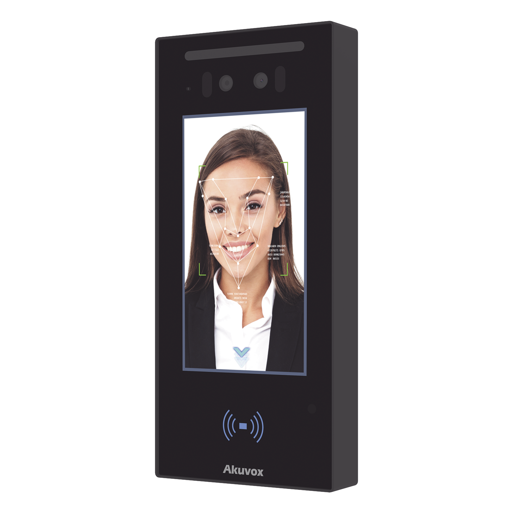 Frente de Calle IP / Pantalla Táctil IPS 5" / Doble Cámara 2 Megapixel / Reconocimiento Facial / Bluetooth y NFC / IP65 — AKUVOX · SKU E16C