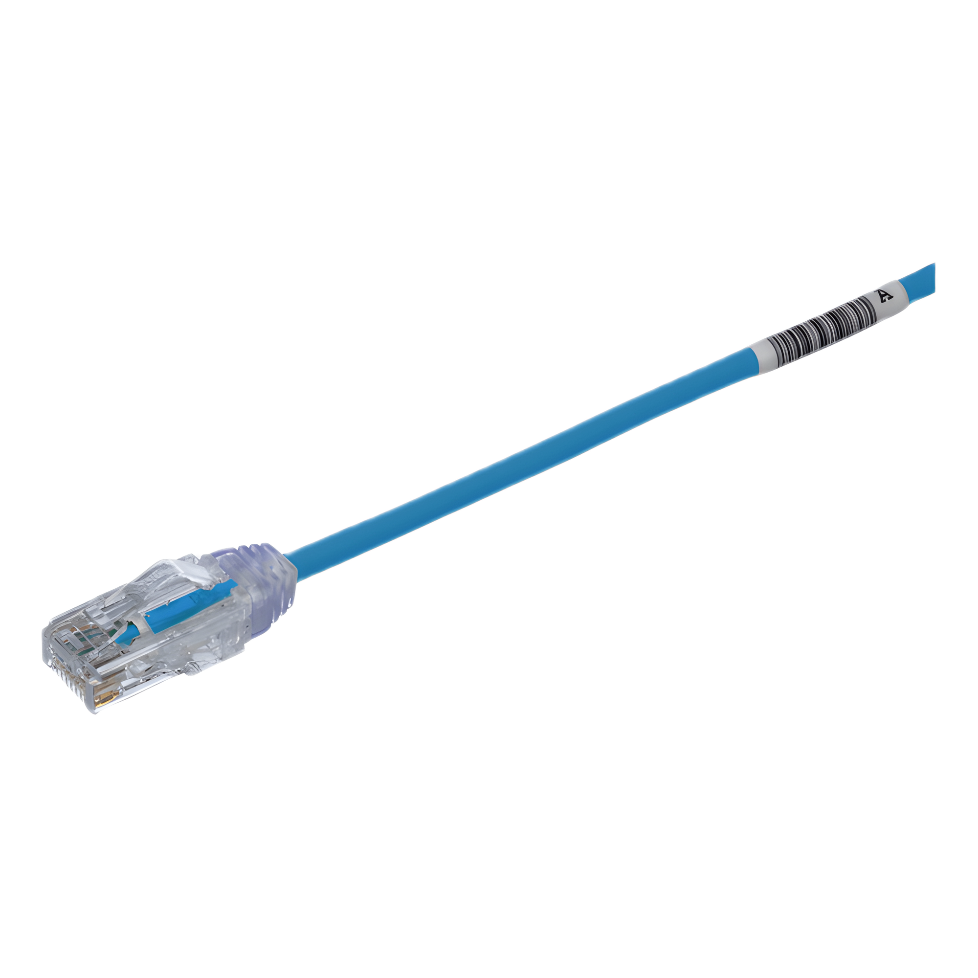 Cable de Parcheo Cat6 / UTP / 28AWG / Diámetro Reducido 3.8 mm / 0.5 m (1.64 ft) / Azul / LSZH-CM / PoE Tipo 3-4 — PANDUIT · SKU UTP28SP0.5MBU