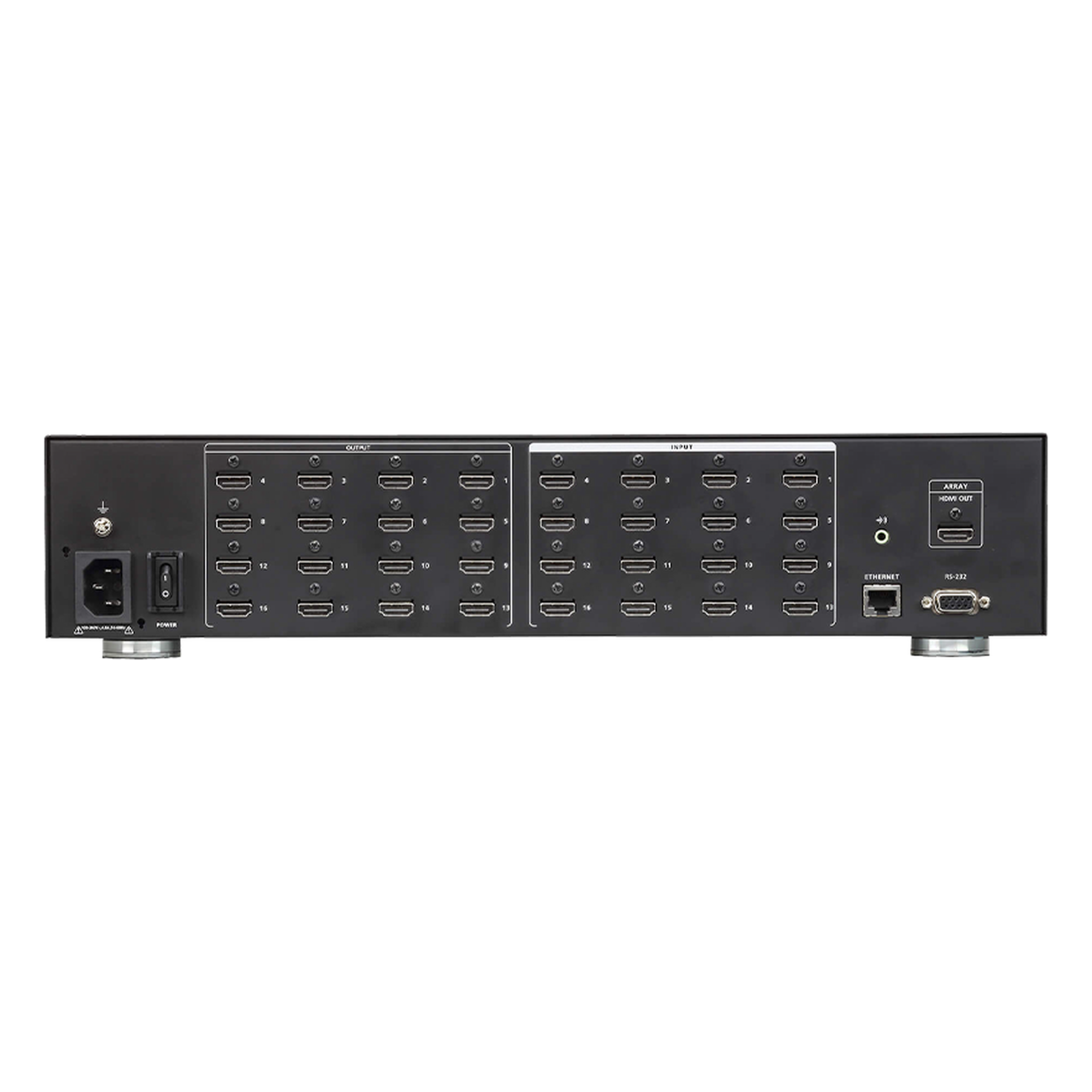 Matriz de Conmutación HDMI / 16 Entradas x 16 Salidas / Seamless Switch™ / Escalador Integrado / HDCP 1.4 / 5 m (16.4 ft) Alcance