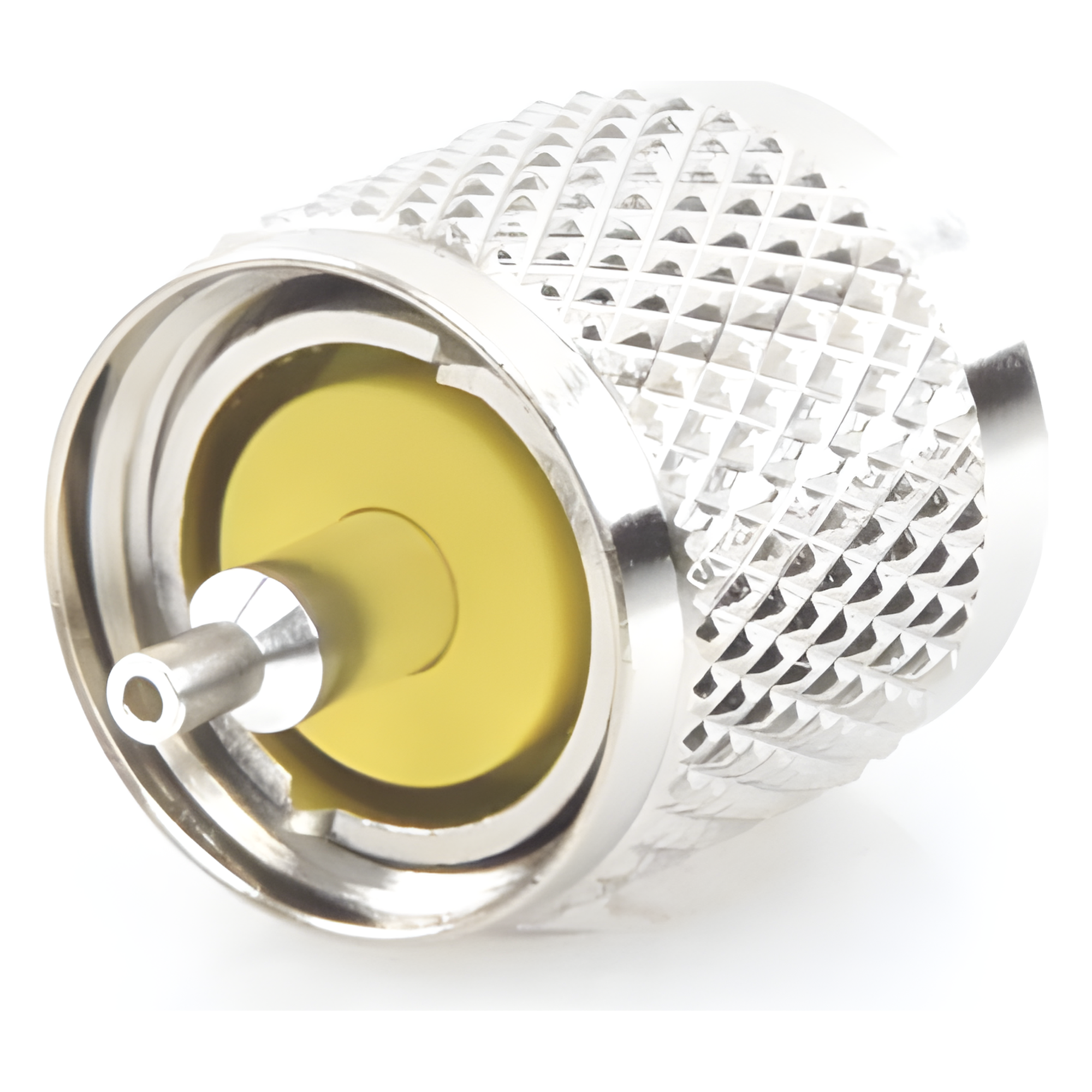 Conector UHF Macho Crimpado / Anillo Plegable / 500 VRMS / 0-300 MHz / RG-58/U, RG-142/U