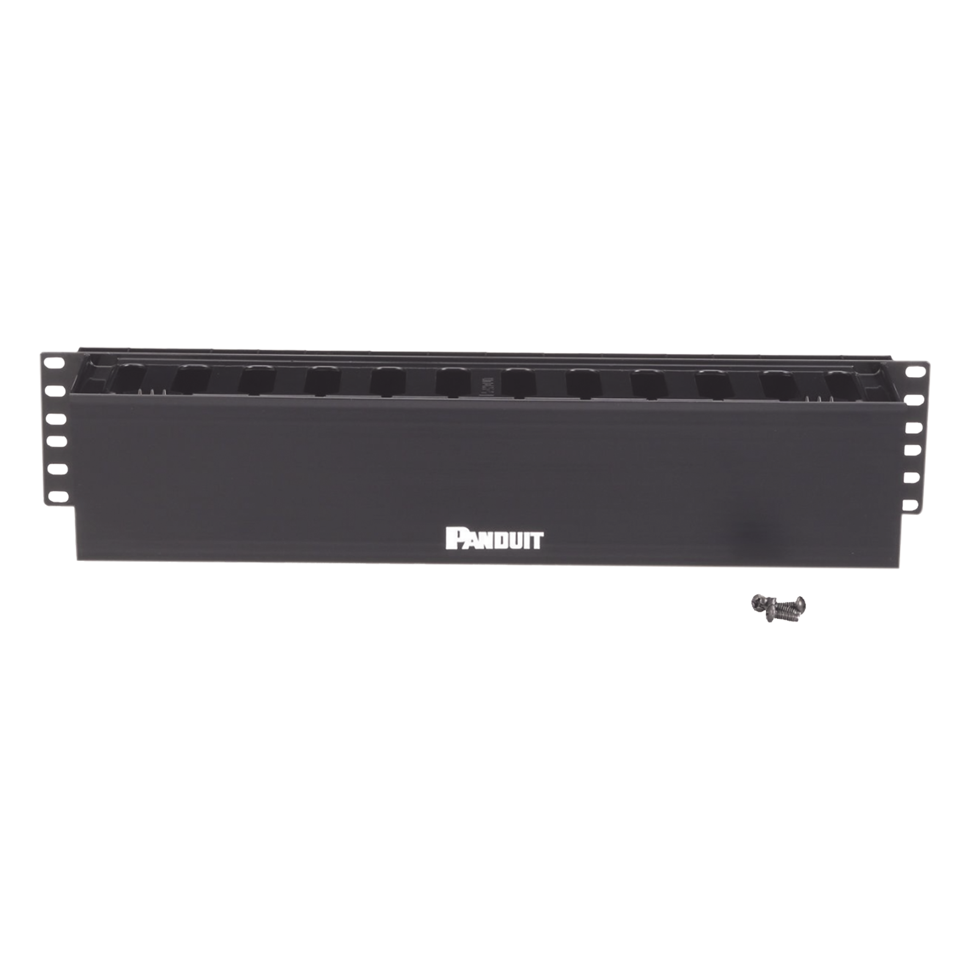 Organizador de Cables Horizontal / Rack 19in / 2UR / Frontal / PatchLink / ABS