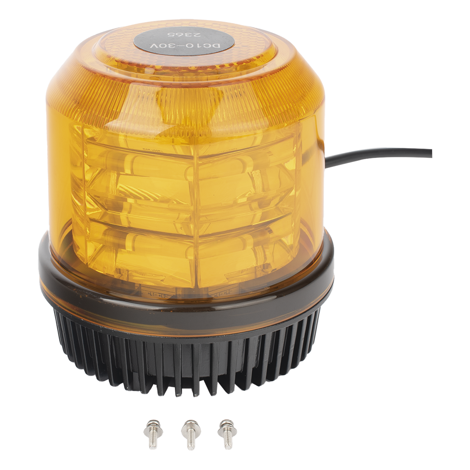 Burbuja de señalización / 12 LEDs ámbar / 10-30 VDC / IP66 / 24W / Ø115×126 mm / 0.38×0.41 ft — EPCOM INDUSTRIAL SIGNALING · SKU XLTE2365A