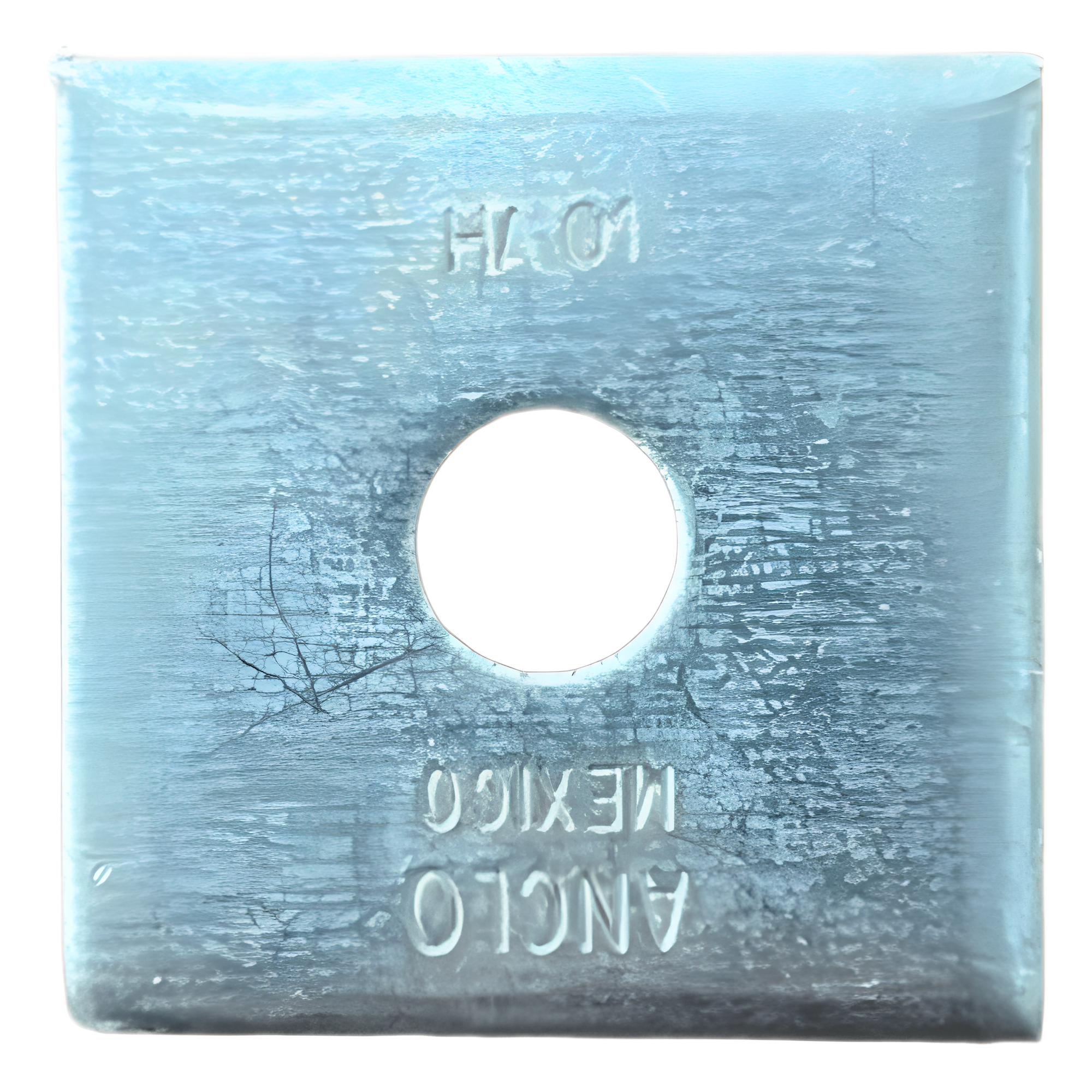 Tope Unicanal Plano para Tornillo de  3/8" ( 9.5 mm ).