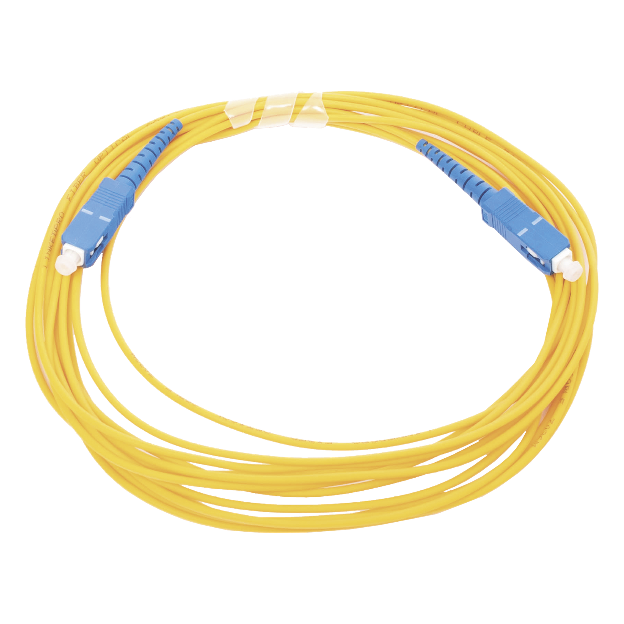Jumper de Fibra Óptica / SC/UPC a SC/UPC / Monomodo OS2 / Simplex / 5 m (16.40 ft) / 2 mm / PVC — LINKEDPRO BY EPCOM · SKU LP-FO-SCU-SCU-05