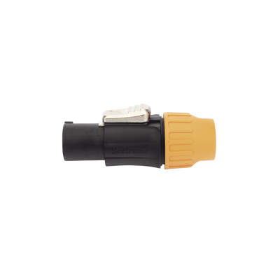 POWERCOM,  línea, neutro y conexión a tierra de seguridad preadaptada IP65 Color Negro