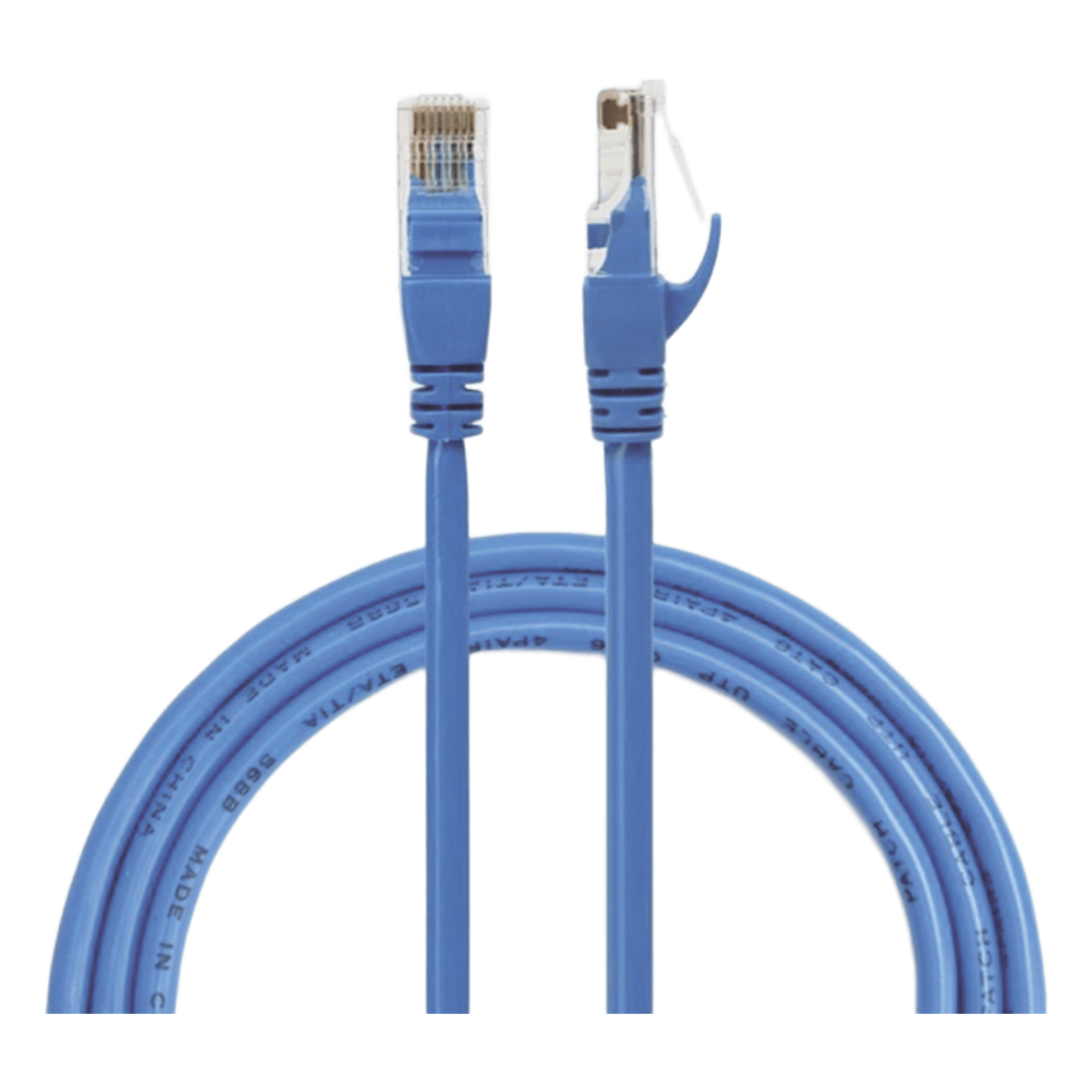 Cable de Parcheo UTP Cat6 / 1m (3.28 ft) / Azul / 26AWG CCA / 250MHz / Gigabit Ethernet — UGREEN · SKU 11201