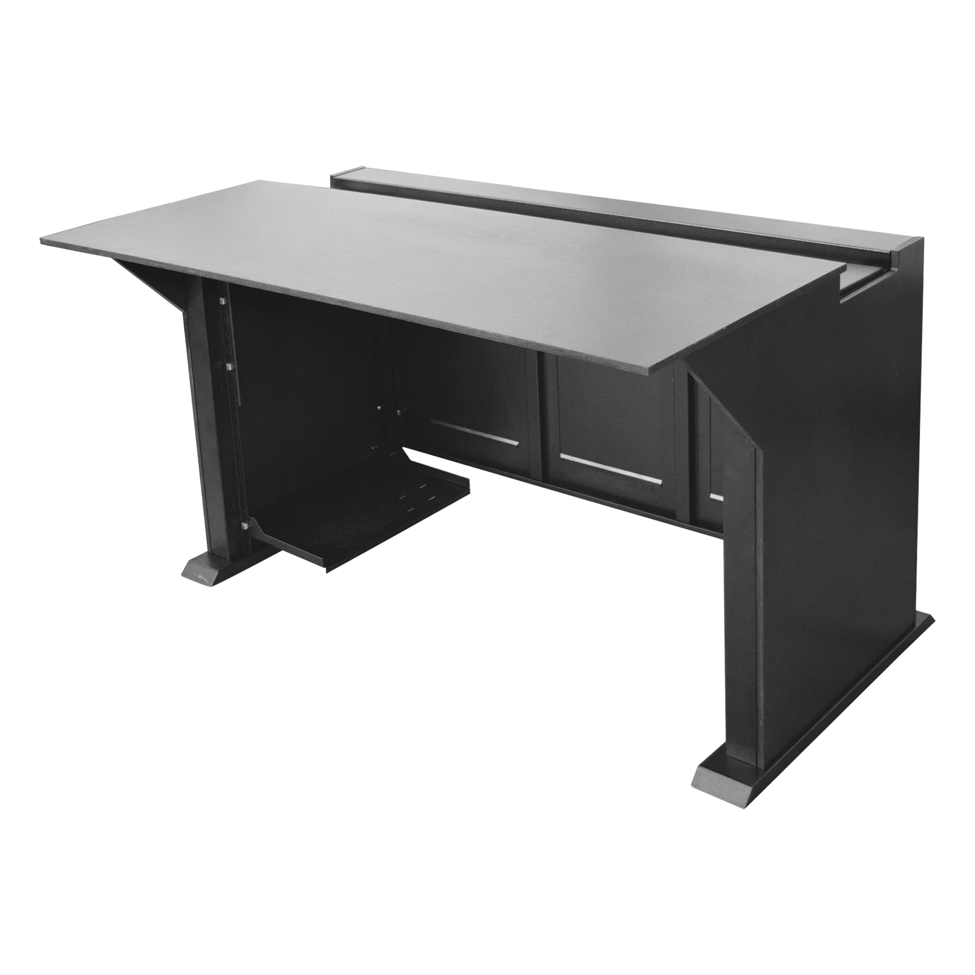 Estación de Monitoreo y Control / 8 Salidas de Corriente / Metal y Madera / 1310 x 764 x 801 mm (51.6 x 30.1 x 31.5 in) — EPCOM INDUSTRIAL · SKU EM-S02