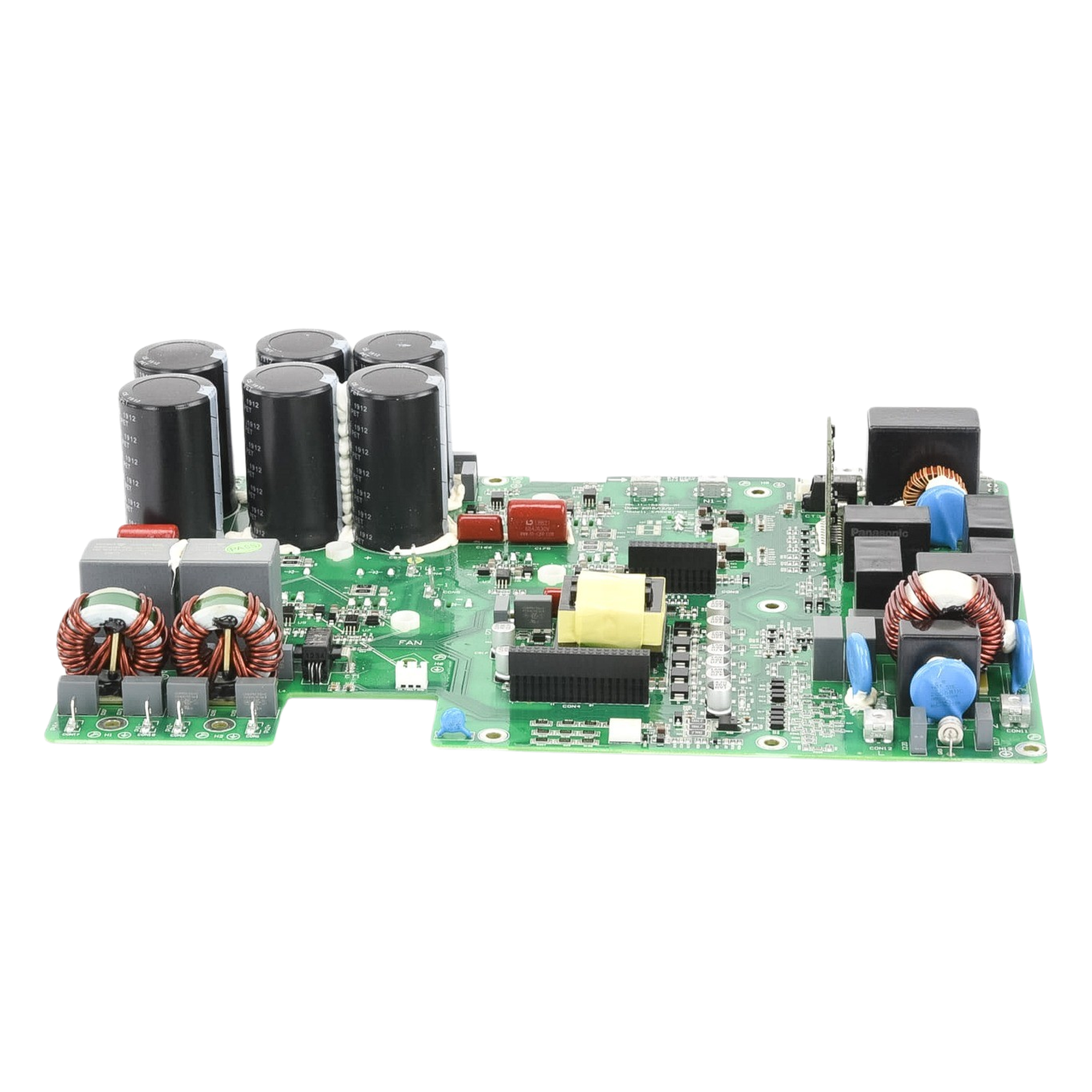 Tarjeta de Alimentación / Entrada Universal 100-240V AC / Salida 12V DC 2A / Eficiencia >85% / Rango -10°C a 50°C