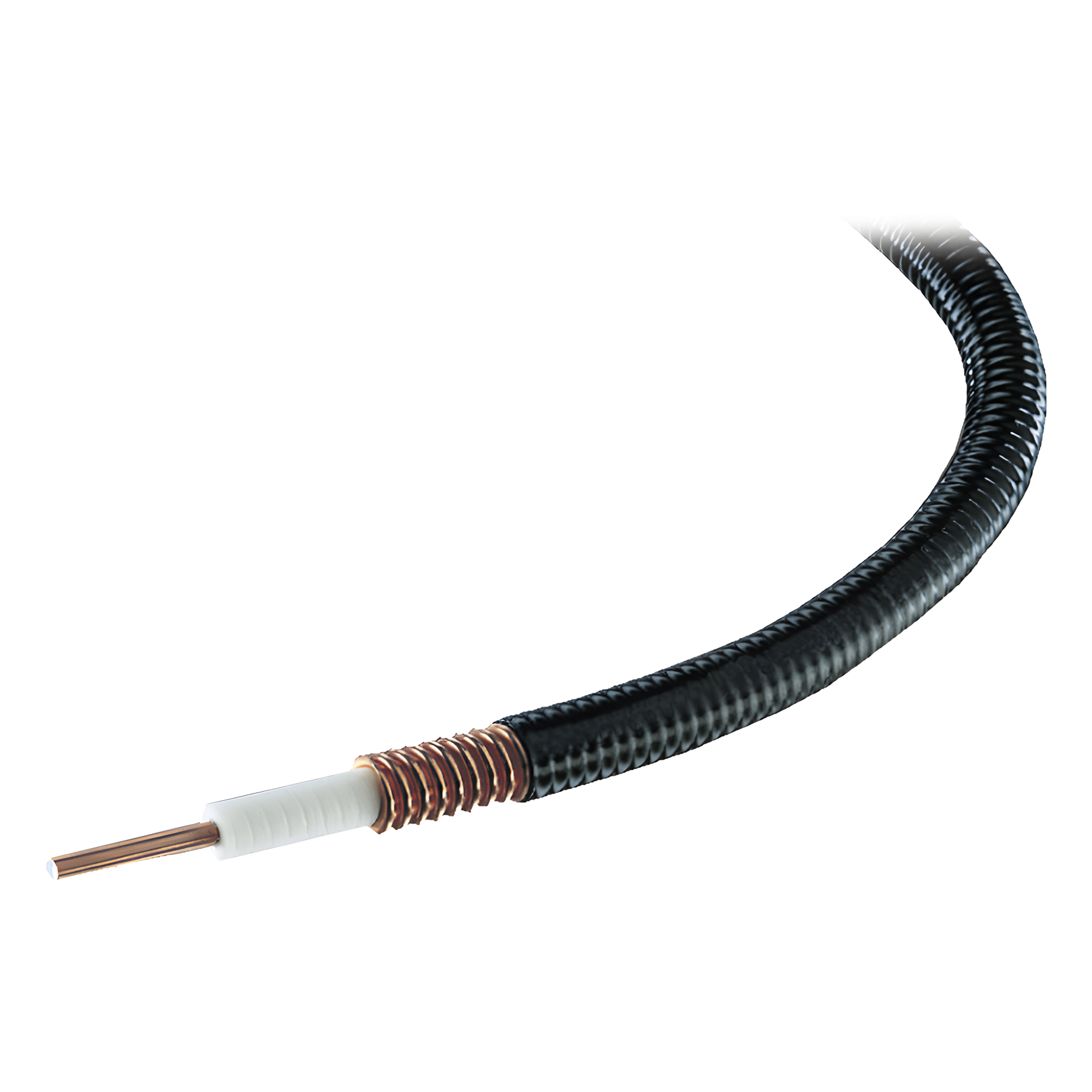 Cable Coaxial Corrugado / 1/2 Pulgada / Carrete 305 m (1000 ft) / Doble Blindaje Al/Cu / Pérdida 3.3 dB/100m / Exterior UV — LINKEDPRO BY EPCOM · SKU LP-SF-450B/1000