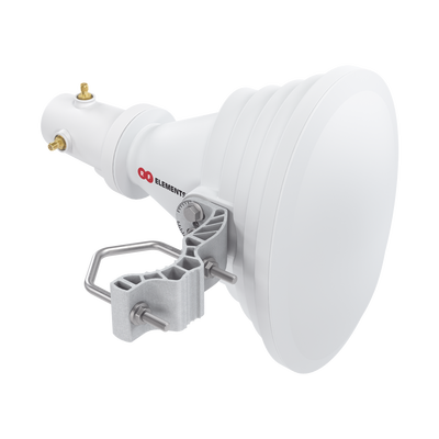 Antena Sectorial Asimétrica Starter Horn de 45º, 5150 - 5950 MHz, ganancia de 17 dBi, conexión directa con radios IS-5AC, PS-5AC y IS-M5, conexión RP-SMA 