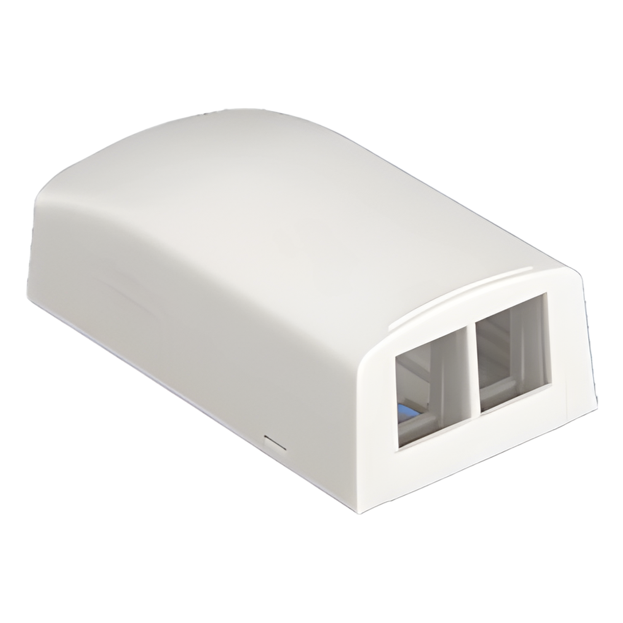 Caja de Montaje en Superficie / 2 Módulos Keystone / ABS Blanco Mate / 1.95 x 1.13 x 3.65 in — PANDUIT · SKU NK2BXIW-A