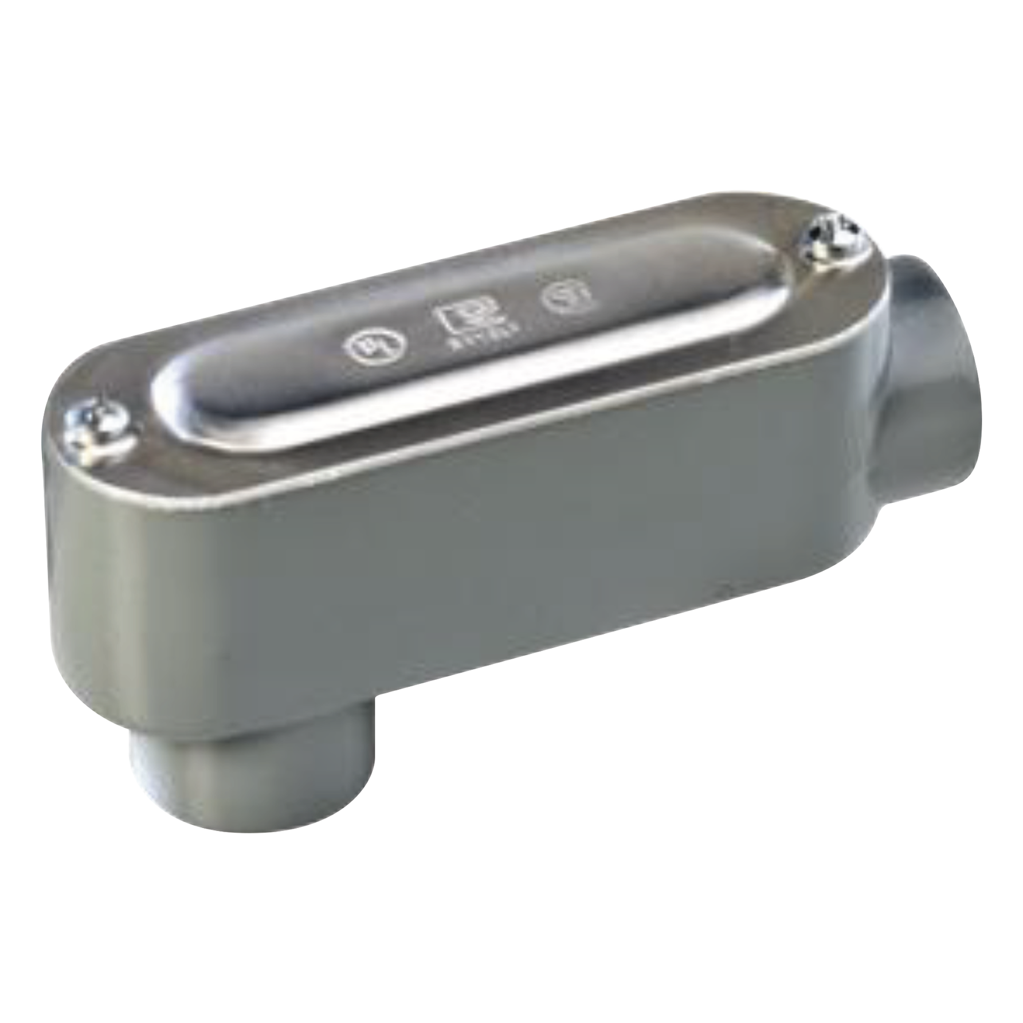 Caja de Registro Ovalada / Tipo LB / 1 1/4" (31.8 mm) / Aluminio Diecast / NPT / Hermética — RAWELT · SKU OLB-0098C