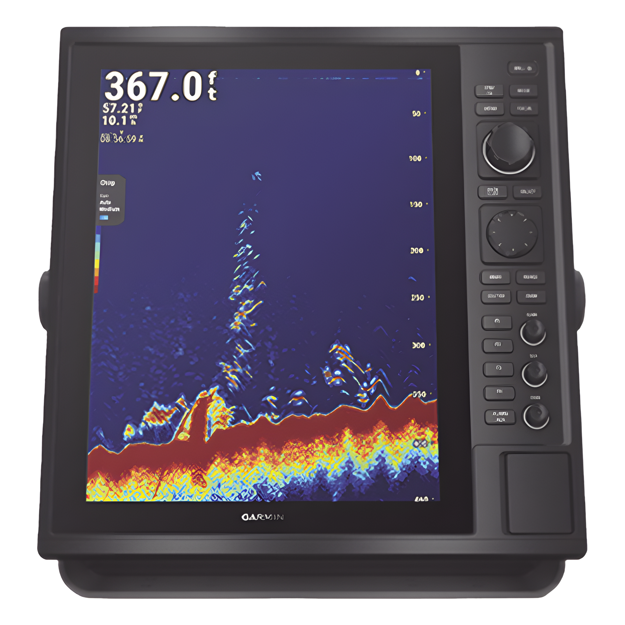 Pantalla Náutica GPS / 15 Pulgadas / Resolución XGA 1024x768 / Sonar CHIRP Dual-Frecuencia 50/200 kHz / ClearVü y SideVü / NMEA 2000 y 0183 / IP26/IP27