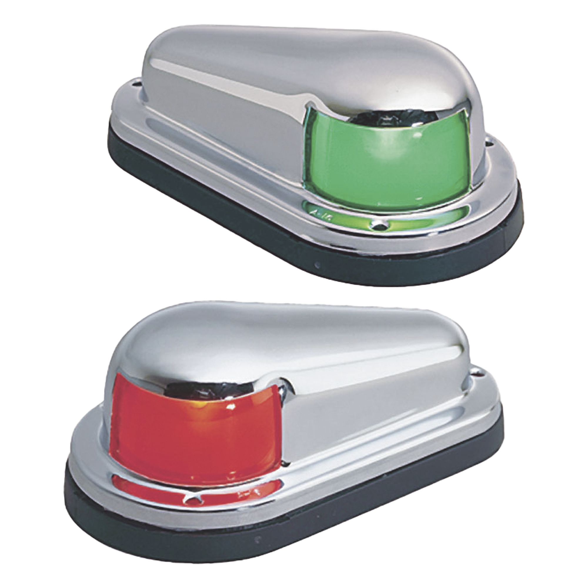 Luz de Navegación, 1 Milla Certificada A-16, Uso de Reemplazo, Embarcaciones a Vela/Motor hasta 12m, Material Latón/Acero Inoxidable, Base Polímero, Acabado Cromado/Pulido, 12V, 10W, Contactos Dorados