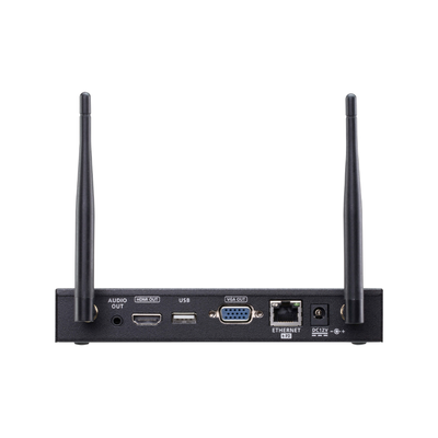 Switch de presentaciones | Resolución 4K |  Diferentes herramientas de colaboración: Anotación, pizarra y captura | inalámbrico con Quad View | Multi-view se pueden compartir hasta 4 fuentes de forma inalámbrica