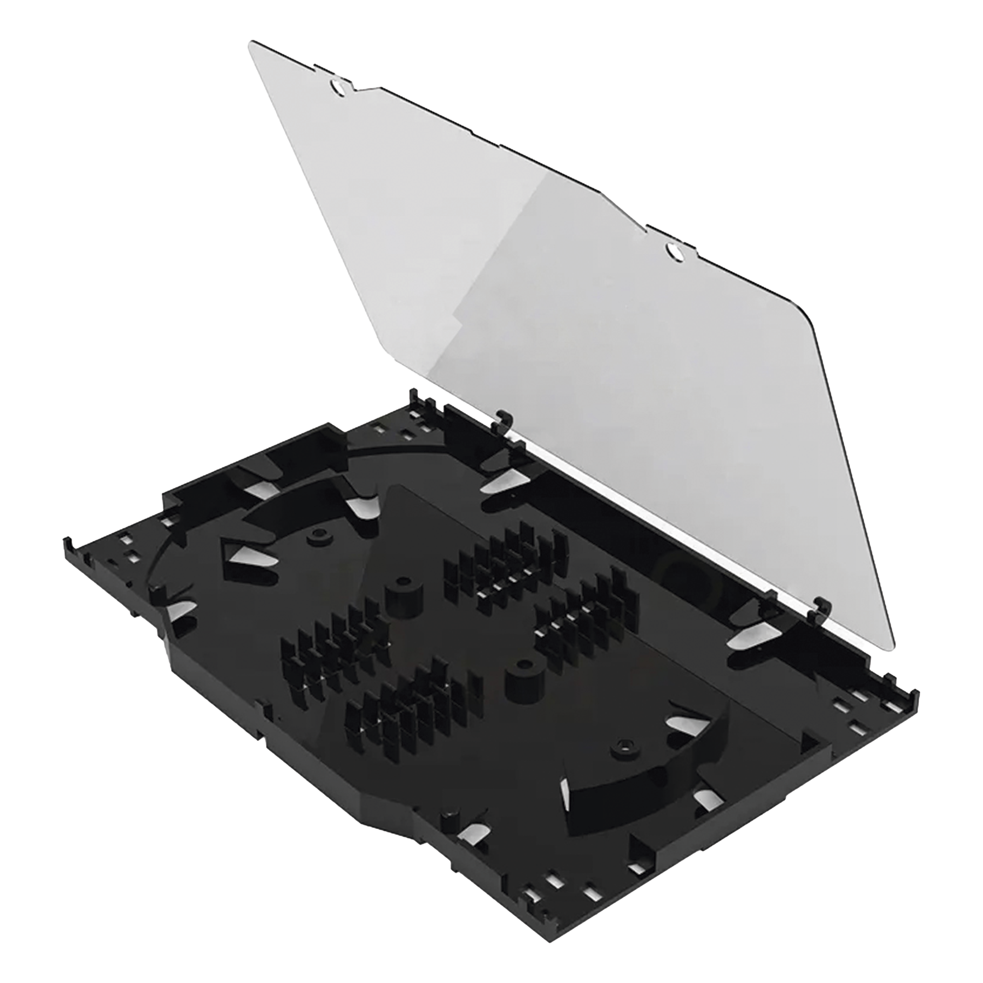 Charola de Empalme para Fibra Óptica / 24 Empalmes Fusión o Mecánicos / Compatible con Distribuidor LPODF8024 — LINKEDPRO · SKU LP-ODF-ST-8024