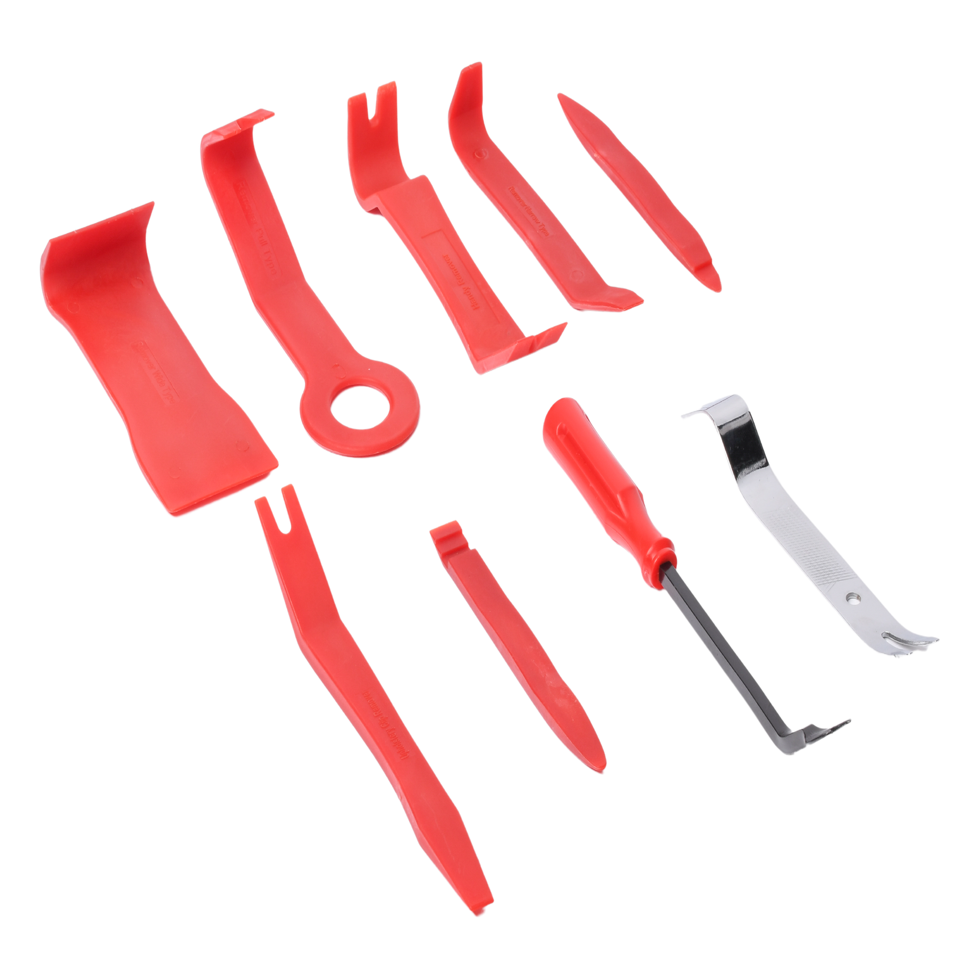 Juego de Herramientas / 7 Barras Nylon / 2 Palancas Metálicas / Desmontaje de Paneles y Molduras — PRECISION · SKU PST-K010-02