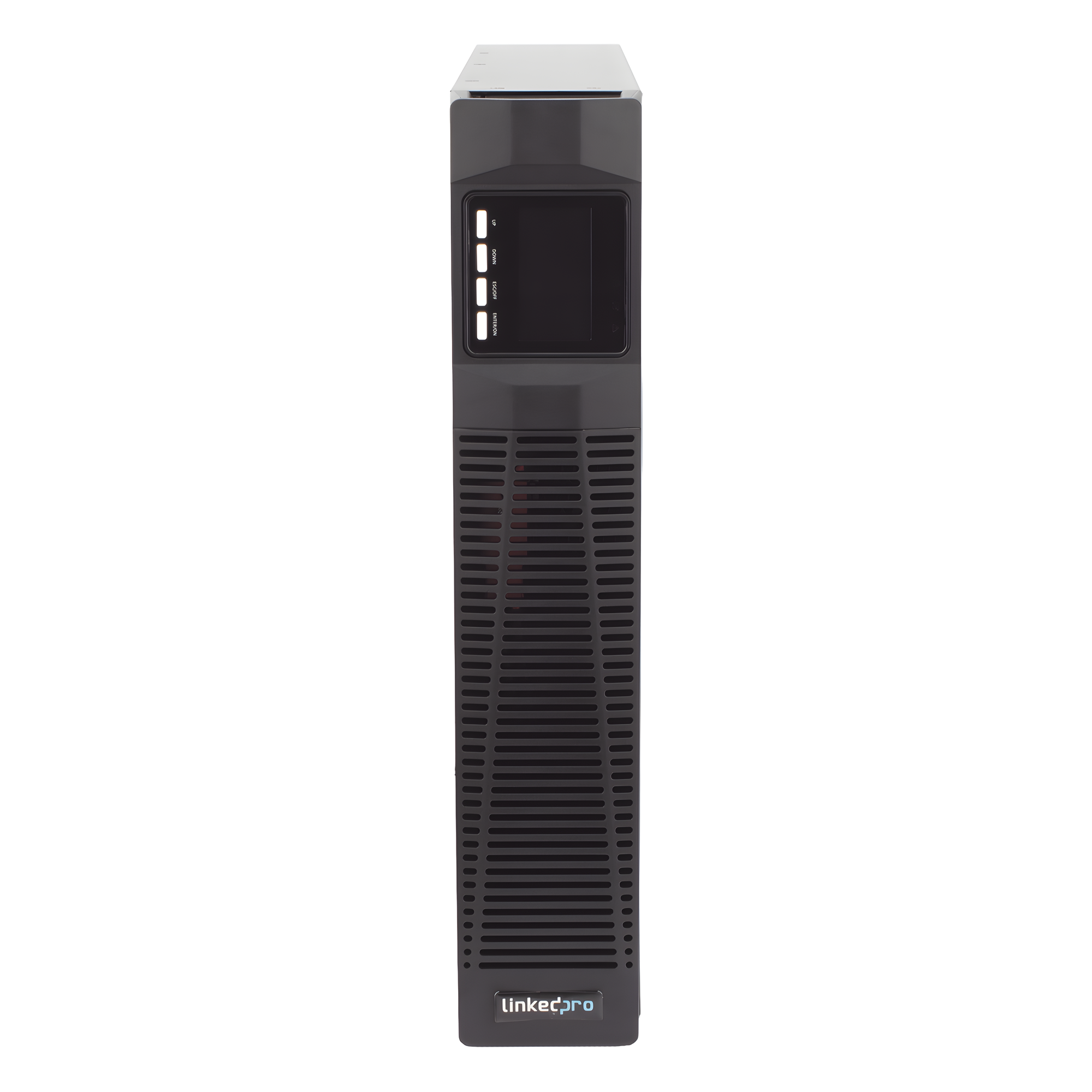 UPS de 2000VA/1800W / Topología On-Line Doble Conversión / Entrada y Salida de 120 Vca / Clavija de Entrada NEMA 5-20P / Pantalla LCD Configurable / Formato Rack/Torre