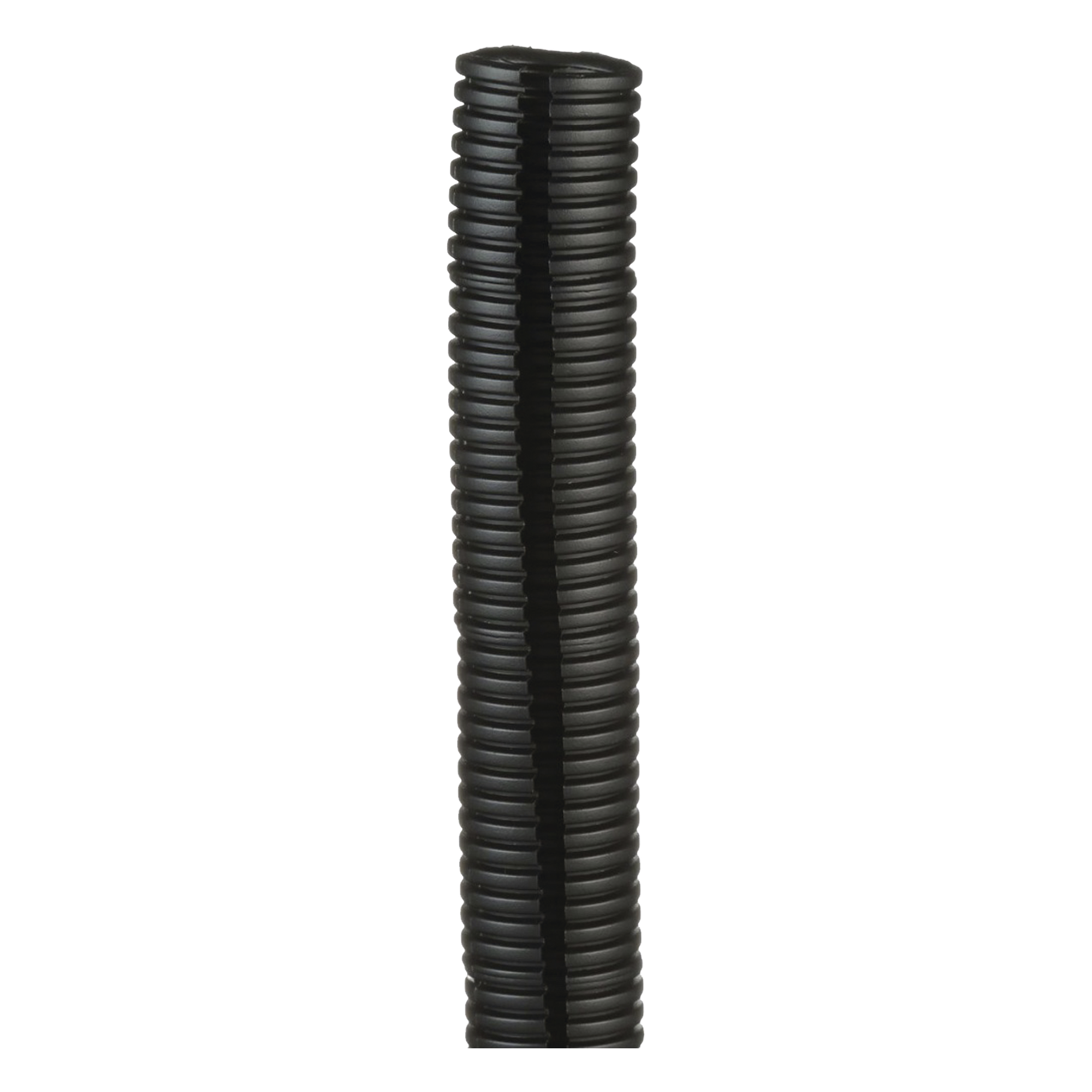Tubo Corrugado Abierto / Diámetro Interno 23.2 mm / Longitud 30.5 m (100 ft) / Polietileno Negro / UL 94 HB / Interior — PANDUIT · SKU CLT100F-C20