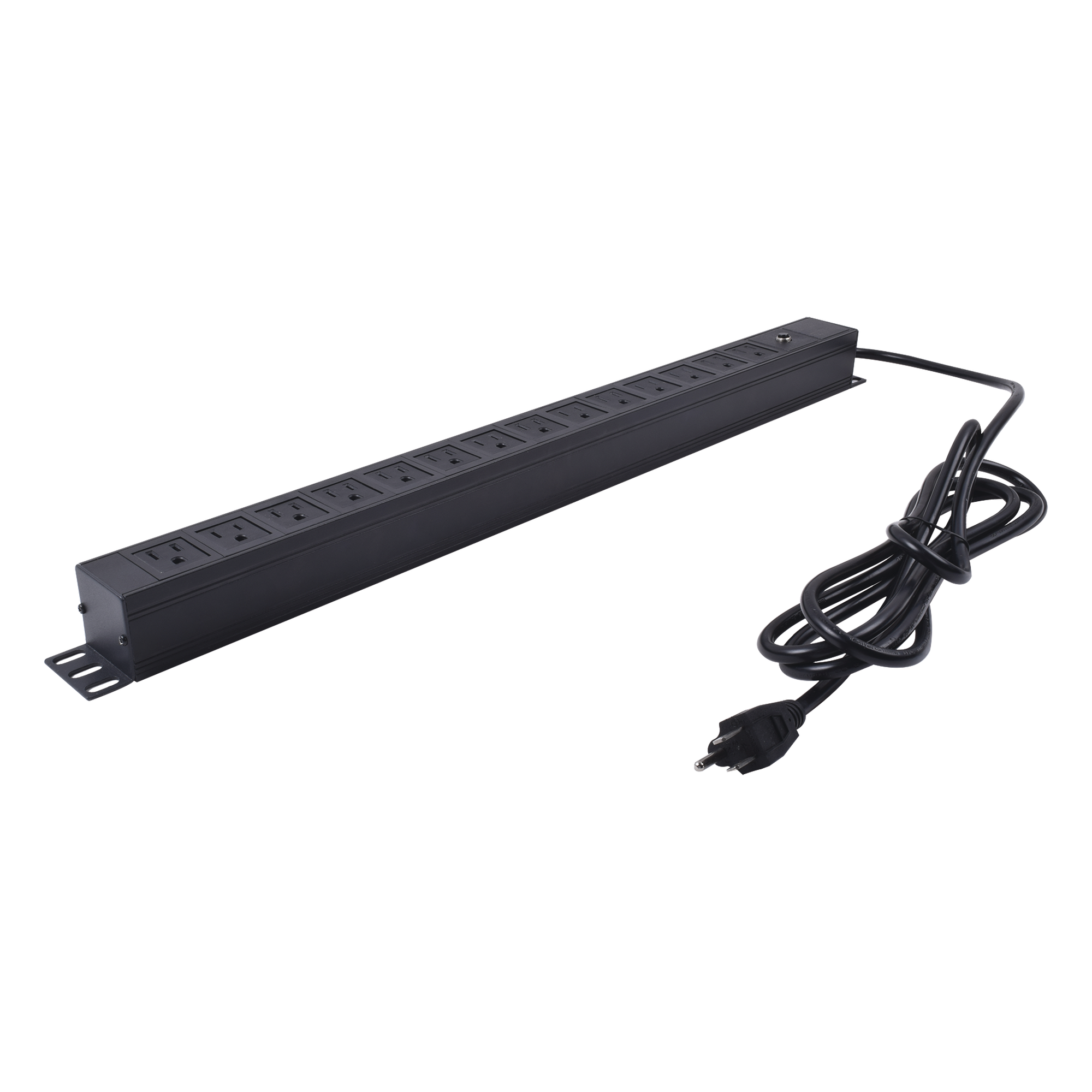 PDU Vertical / 14 Tomas NEMA 5-15R / 125 V Monofásico / Montaje en Rack 650 mm (25.6 in) / Cable 1.90 m (6.2 ft) — LINKEDPRO BY EPCOM · SKU LP-PDU-14C-125V
