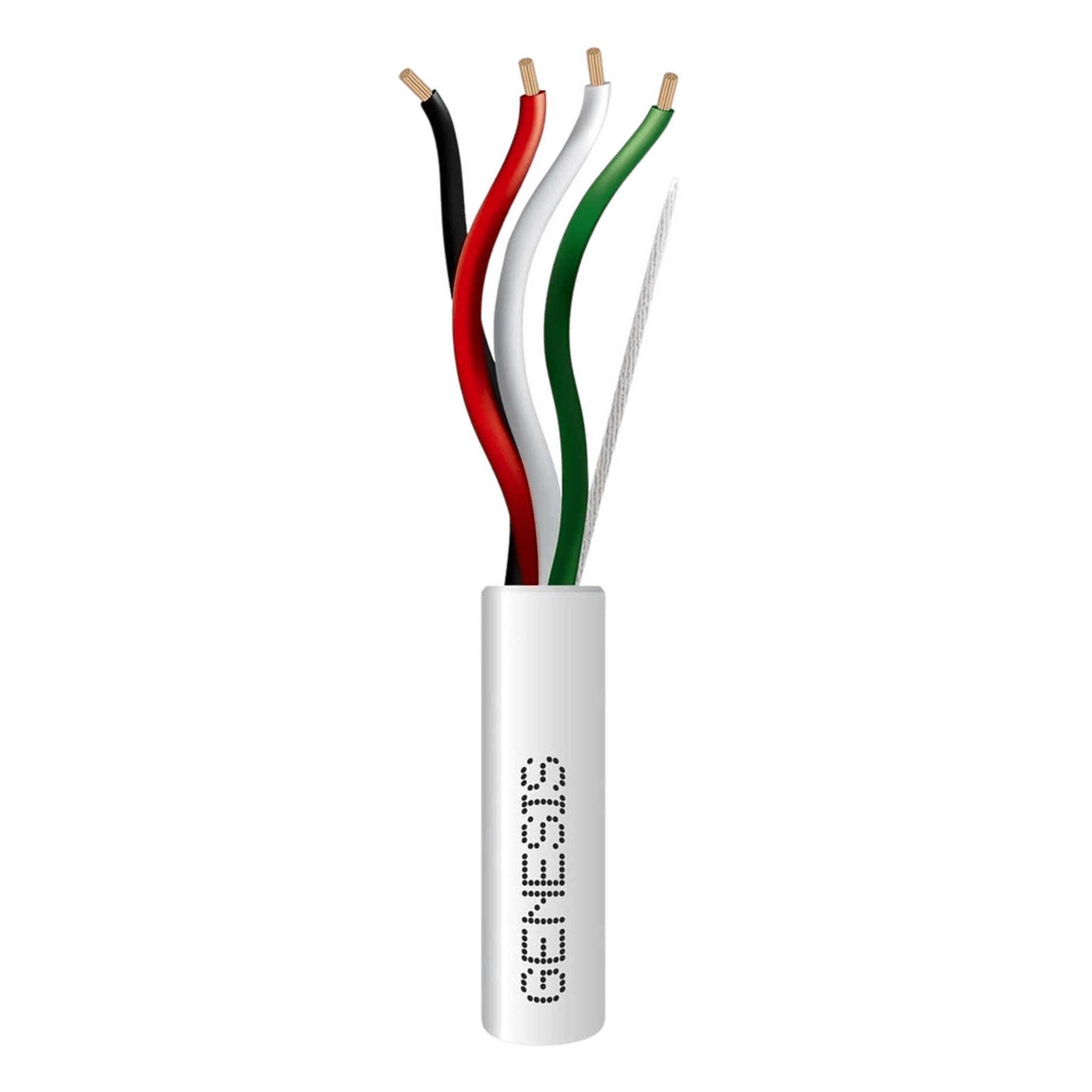 Cable para Bocina / 4x16 AWG / 152 m (500 ft) / Libre de Oxígeno / Riser / Blanco — GENESIS · SKU 5474-5501
