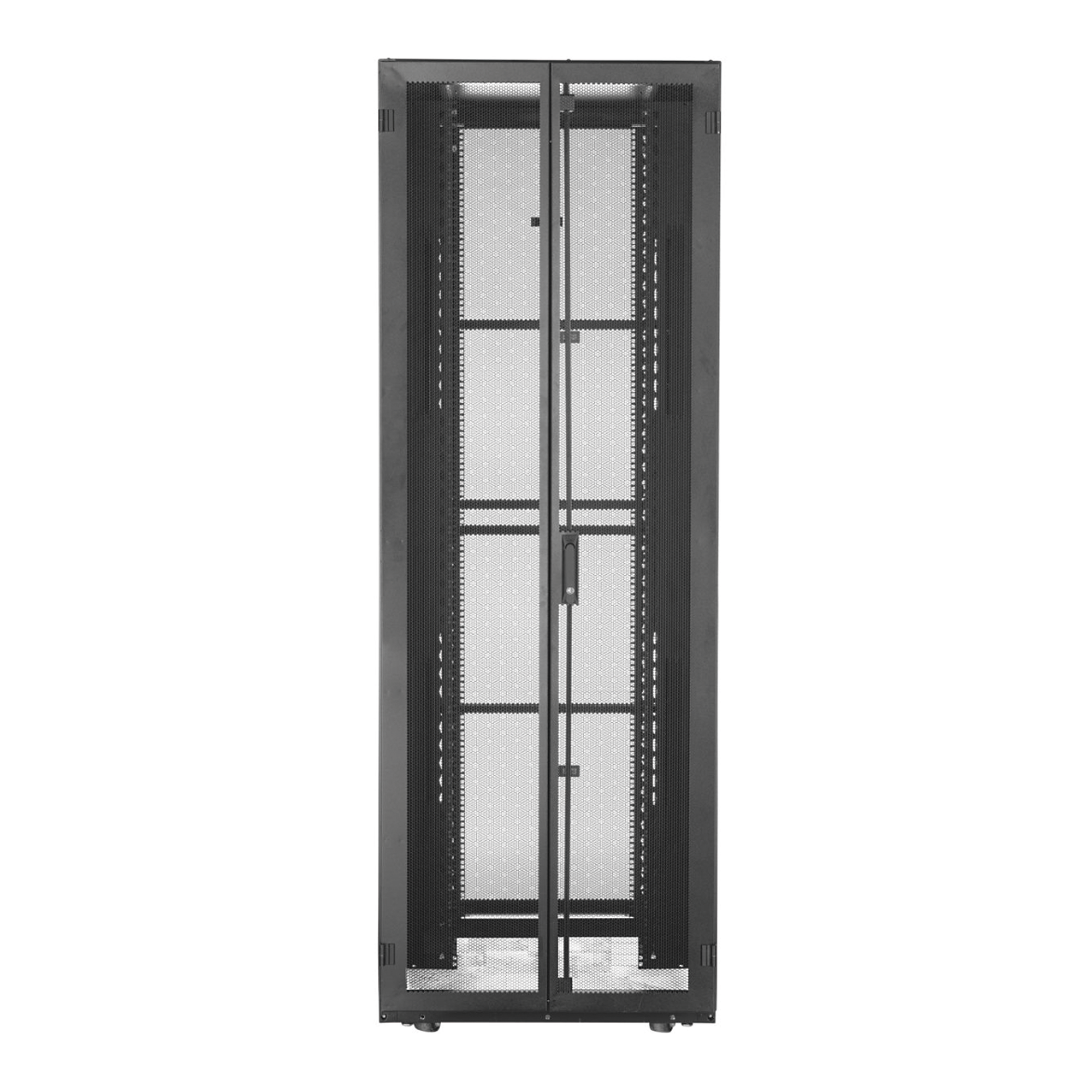 Gabinete para Centros de Datos / 42 UR / 800 mm Ancho / 1070 mm (3.5 ft) Profundidad / Acero Soldado / Ventilación 80% Perforada / Carga Estática 1588 kg (3500 lb)