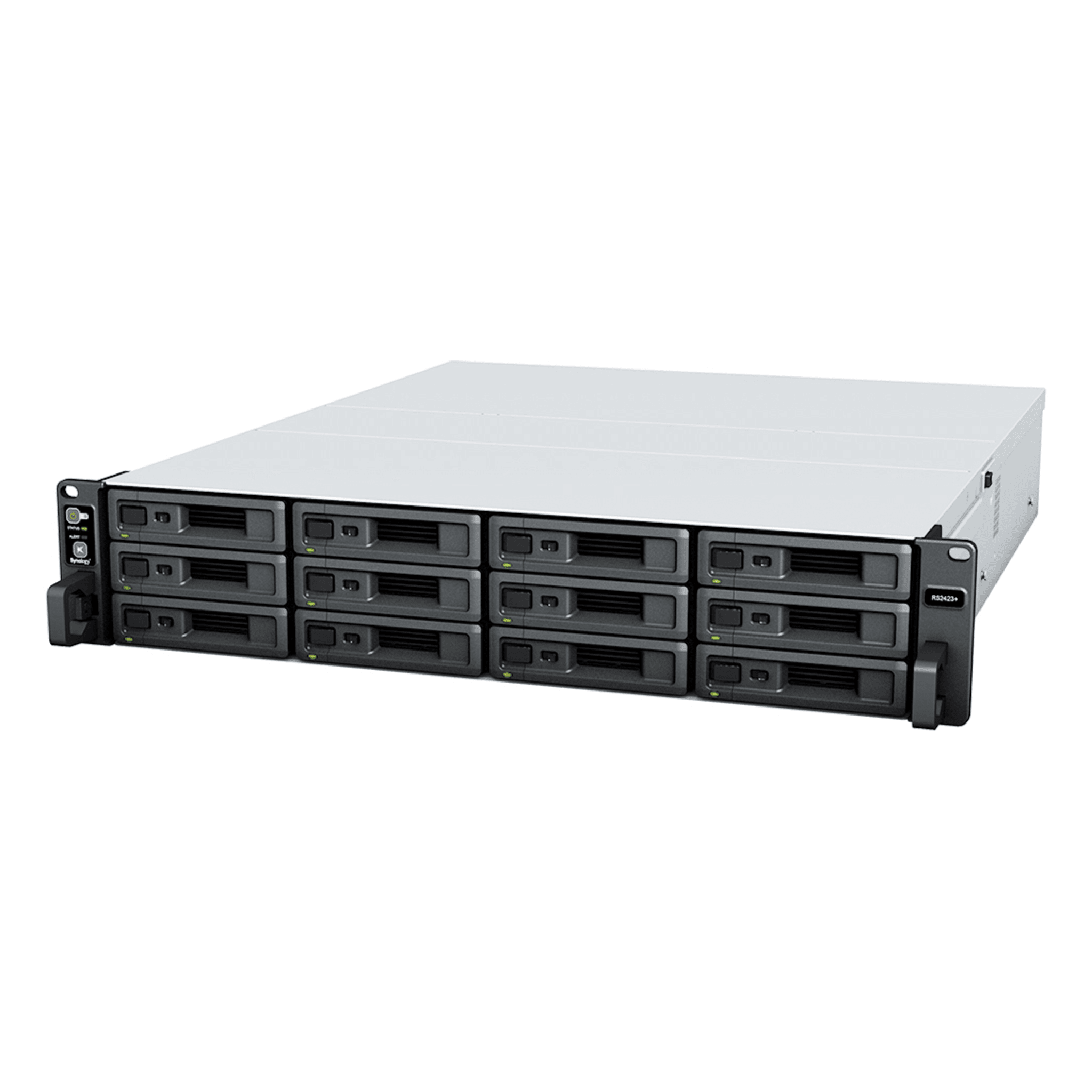 Servidor NAS Rack / 12 Bahías / 2U / Hasta 216 TB (expansible a 432 TB) / Rendimiento 3,500/1,700 MB/s / 10GbE / Fuentes Redundantes / Alta Disponibilidad