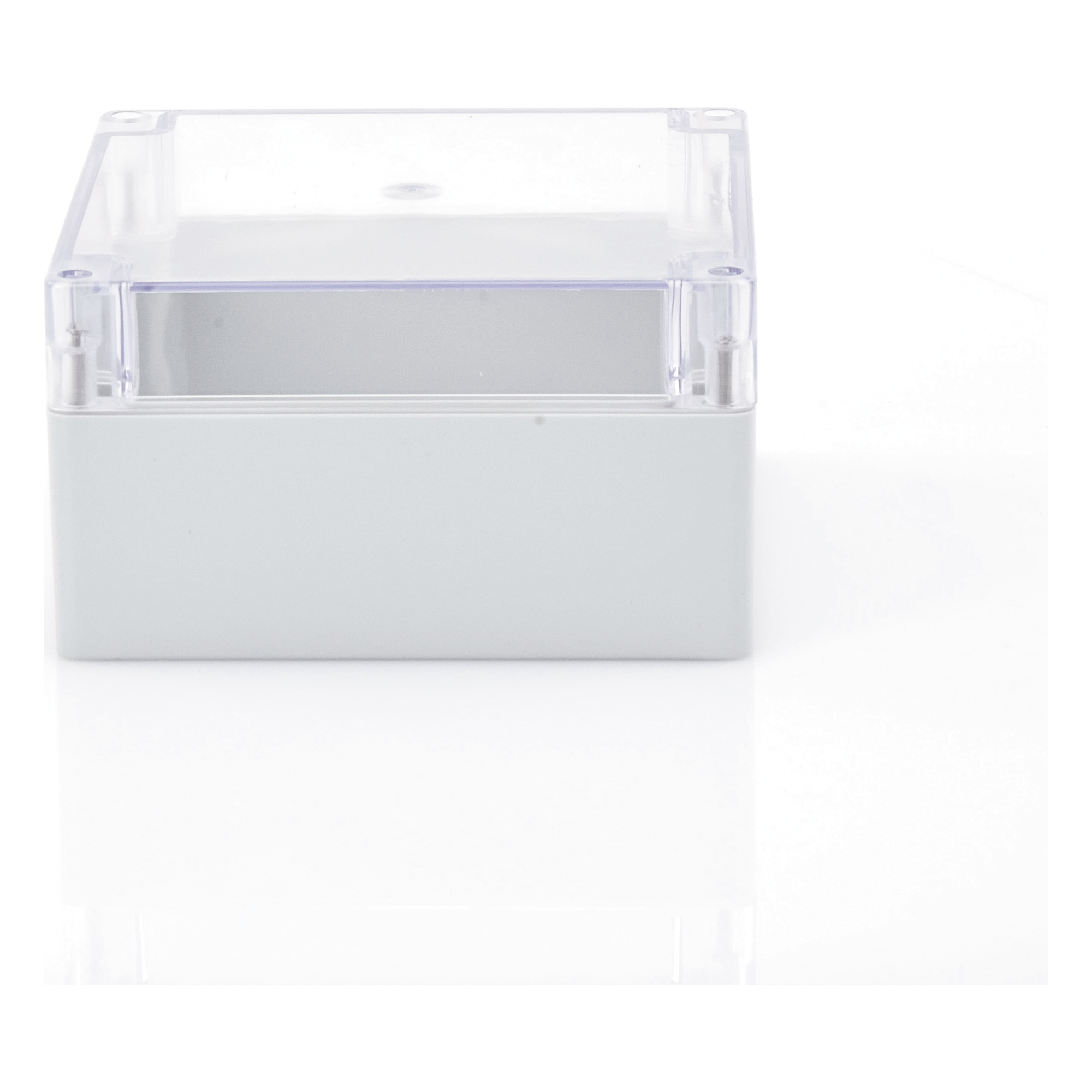 Gabinete Plástico para Exterior / IP65 / IK07 / 160 x 160 x 90 mm / Tapa Transparente / ABS 3 mm / -20 a 60 °C