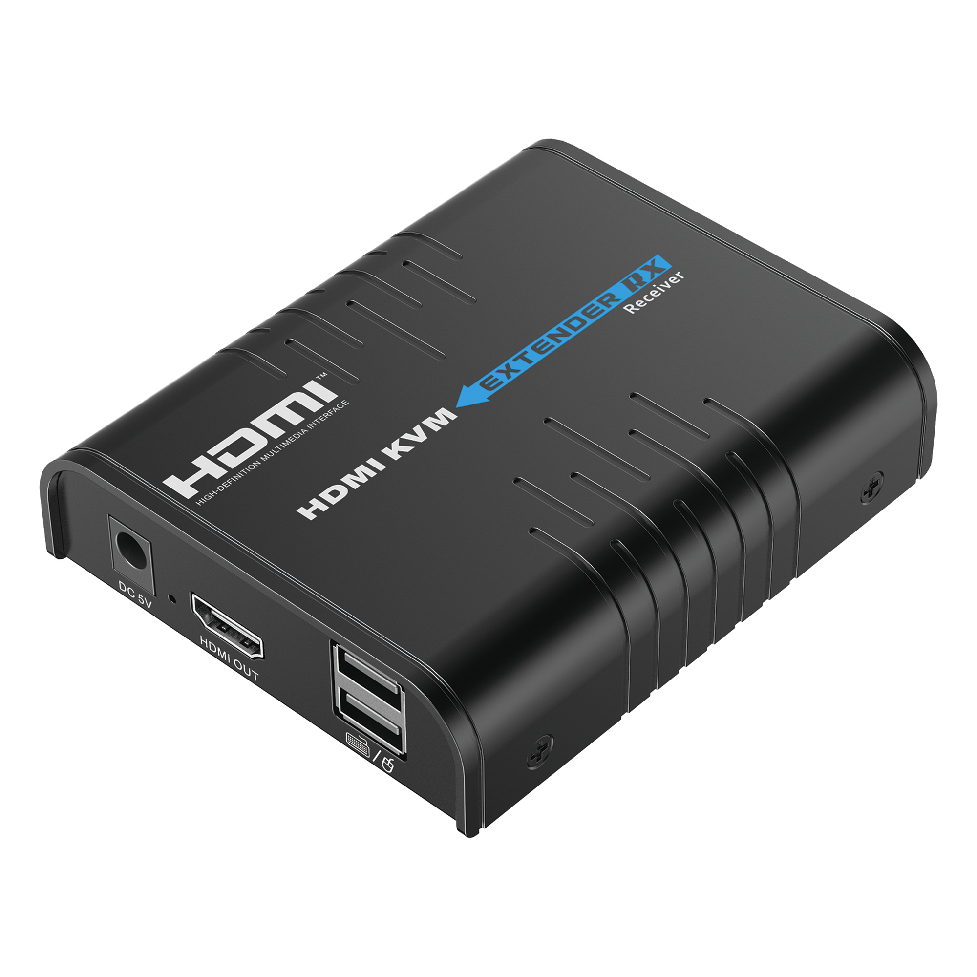 Receptor KVM IP / 1080P @ 60 Hz / Extensión HDMI 120 m (393.7 ft) / Red Gigabit / 253 Receptores / USB Remoto / STP-UTP CAT6-CAT6A — EPCOM TITANIUM · SKU TT373KVM4.0RX