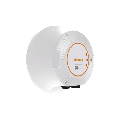 Radio Backhaul PTP en frecuencia 24 GHz, MIMO 4X4:4, 1.5 Gbps, Antena integrada 33 dBi, IP67, Puerto SFP, Adaptación automática al entorno, Sin interferencia  
