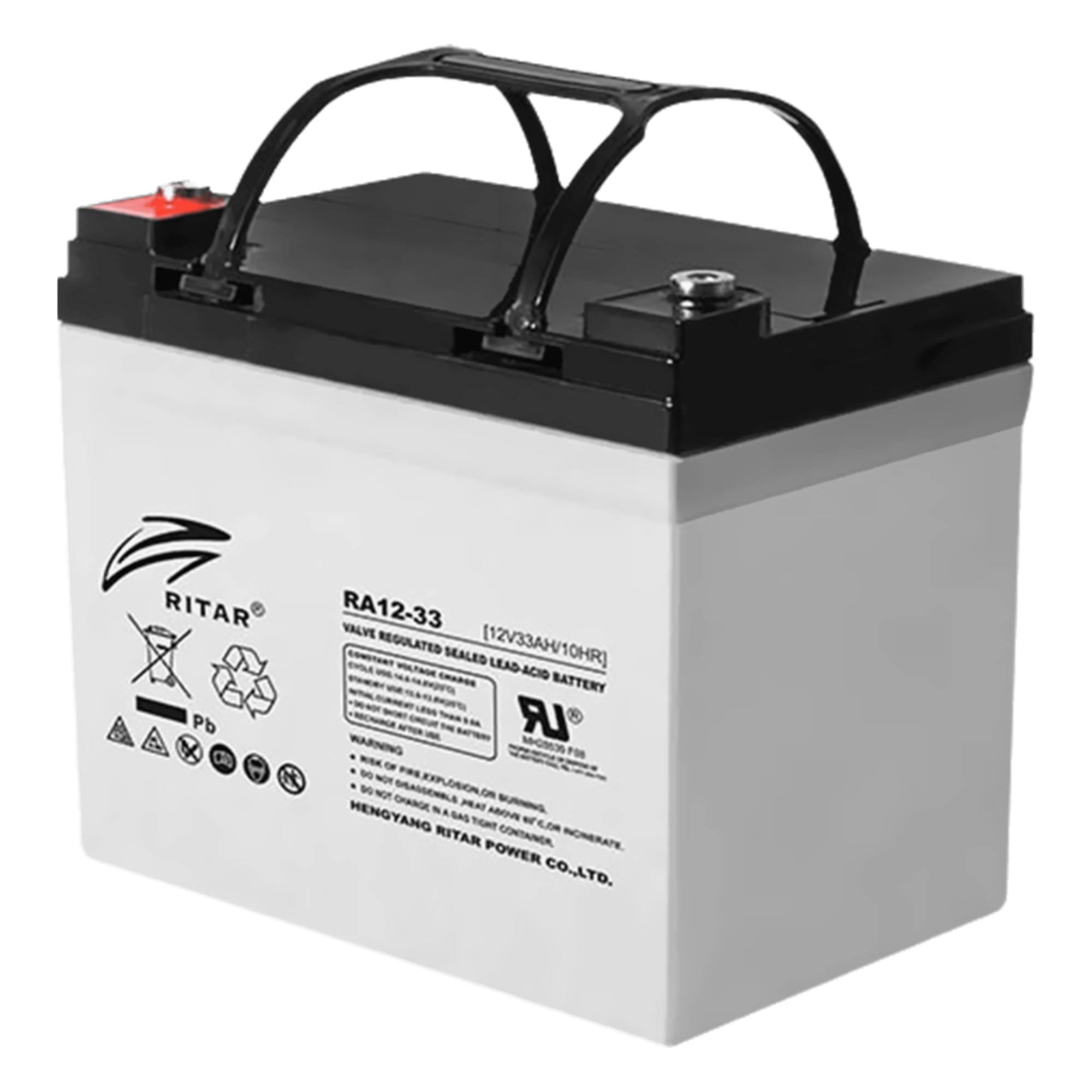 Batería de Respaldo UPS / 12 Vcc / 33 Ah / Plomo-Ácido Sellado / Trifásico — CYBERPOWER · SKU RB1233