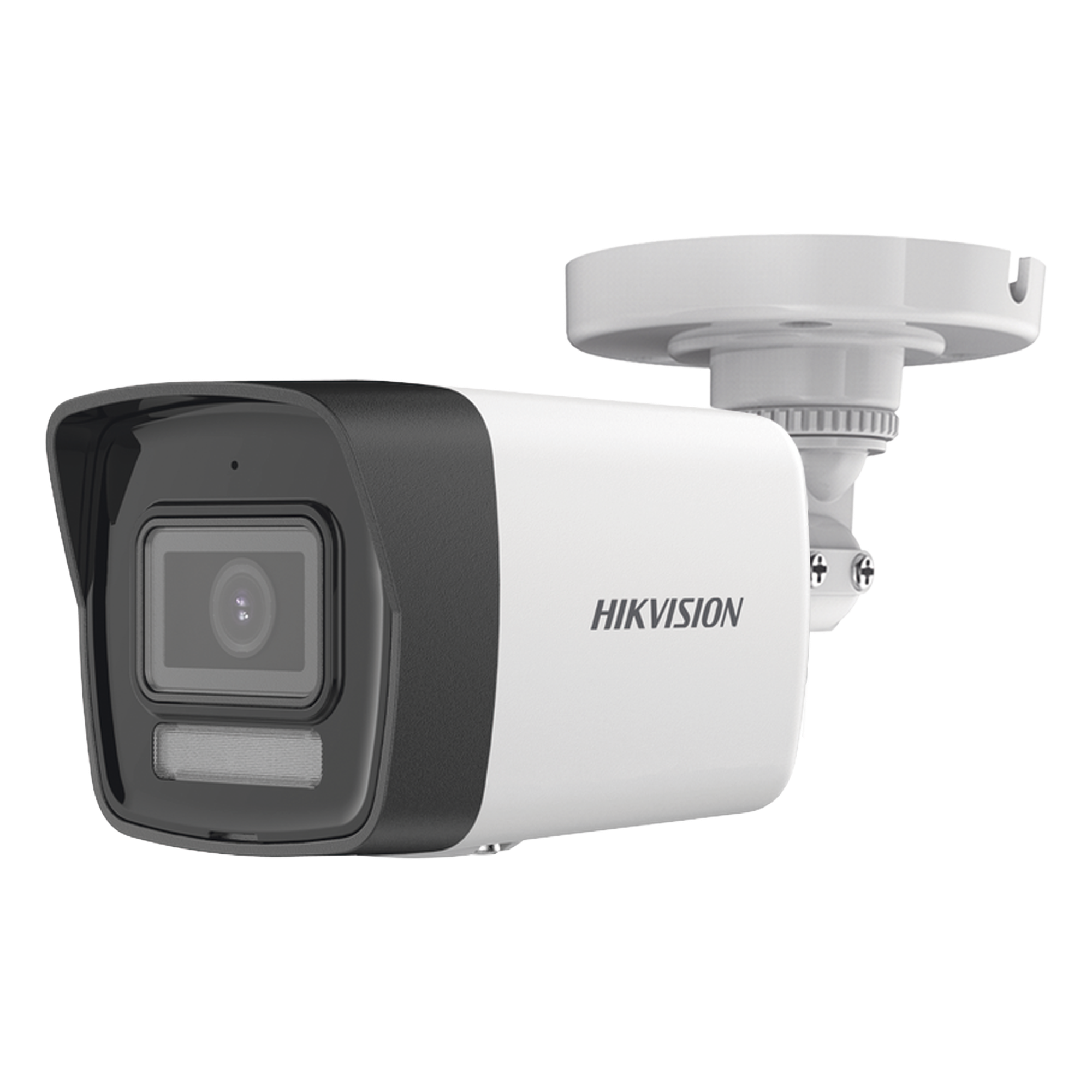 Cámara Bala TURBOHD / 3K 5 Megapixel / Lente 2.8 mm / Gran Angular 104.9° / Dual Light IR 30 m (98.4 ft) + Luz Blanca 20 m (65.6 ft) / IP67 / Audio Integrado / 4 Tecnologías / Metal — HIKVISION · SKU DS-2CE16K0T-LFS