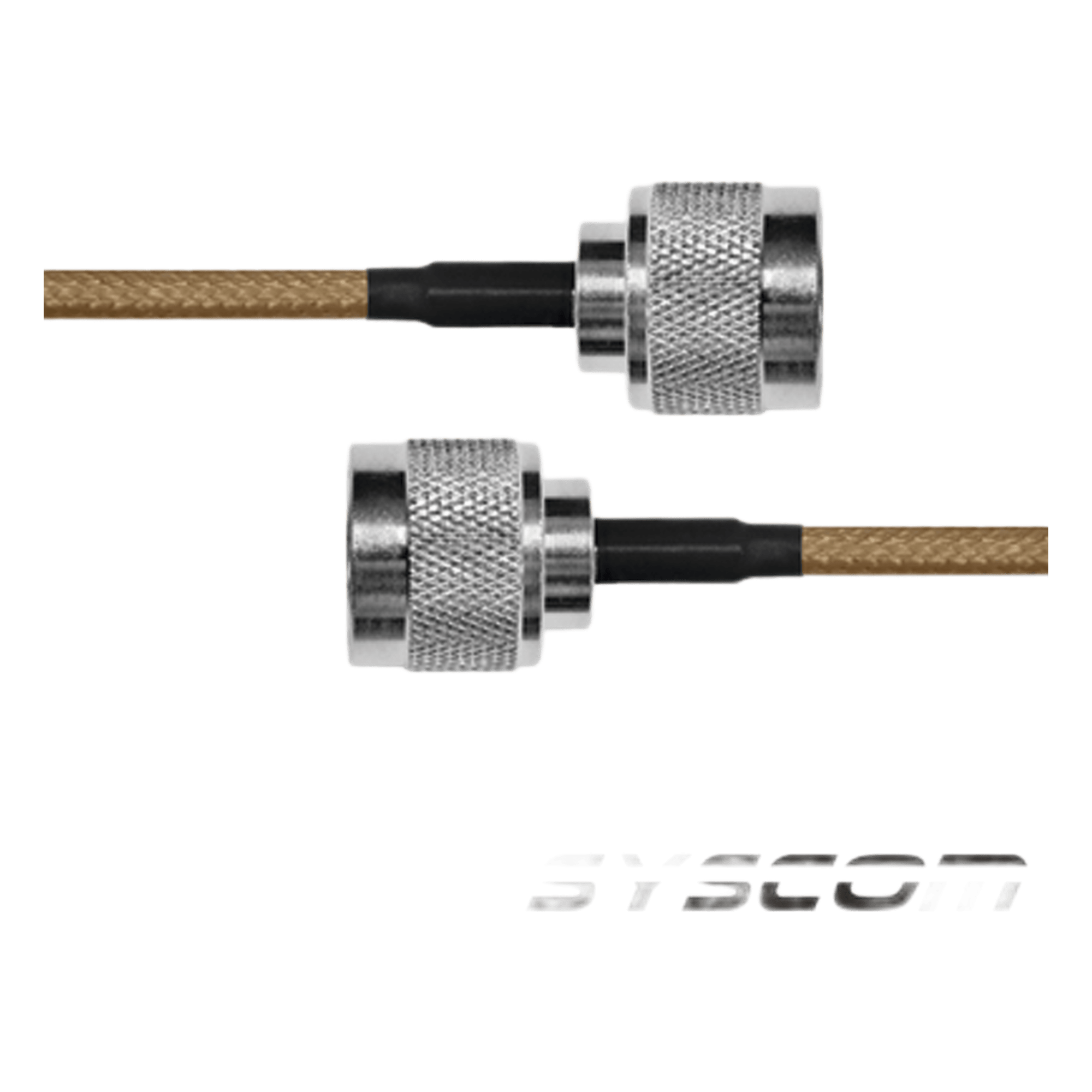 Jumper Coaxial / 30 cm (11.81 pulgadas) / Conectores N Macho a N Macho / Cable RG142 / Entornos Industriales — EPCOM INDUSTRIAL · SKU SN142KN30