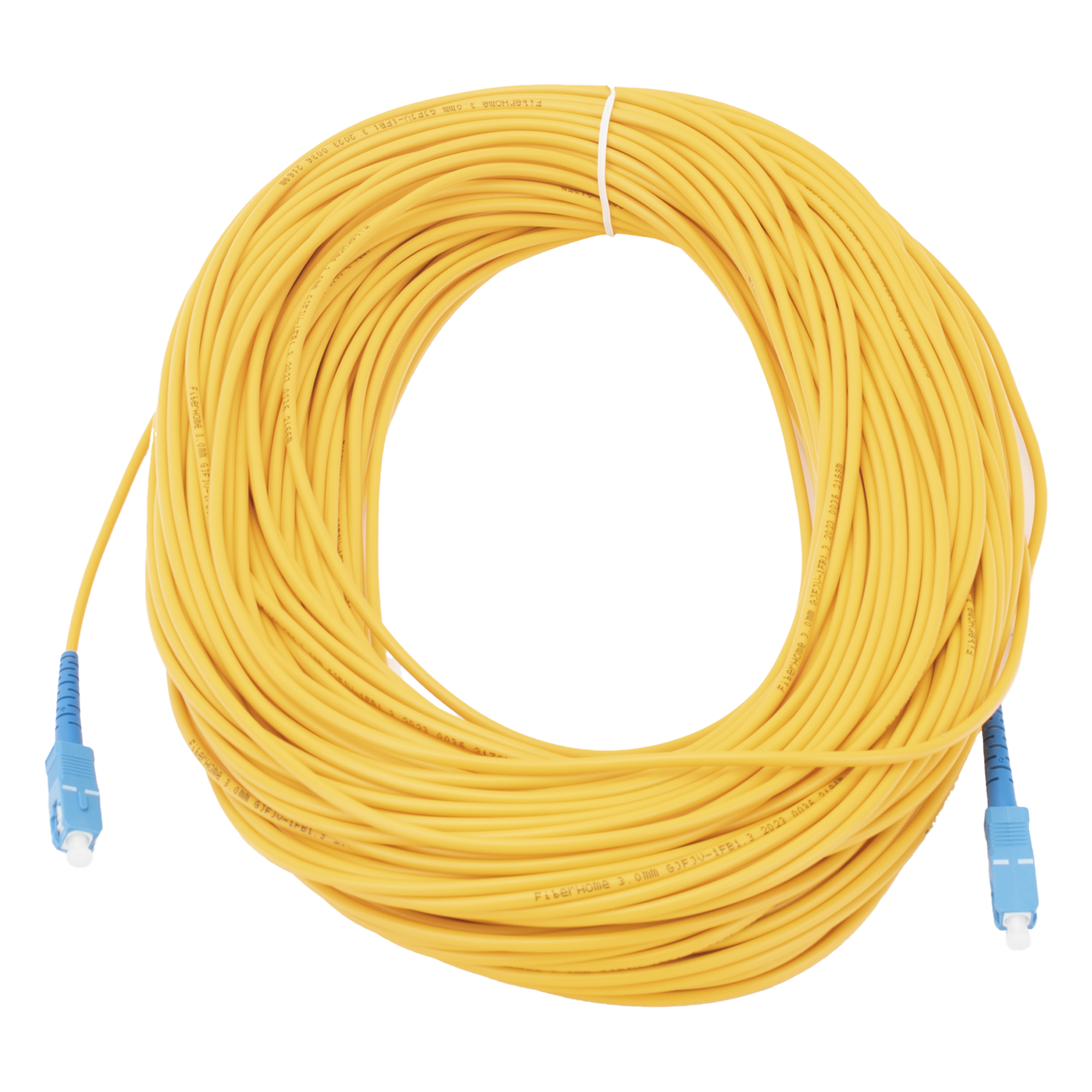 Jumper de Fibra Óptica Monomodo / SC/UPC-SC/UPC / Simplex / 60 m (196.85 pies) / Forro PVC 3 mm — LINKEDPRO BY EPCOM · SKU LPSM3SCUSCUS60