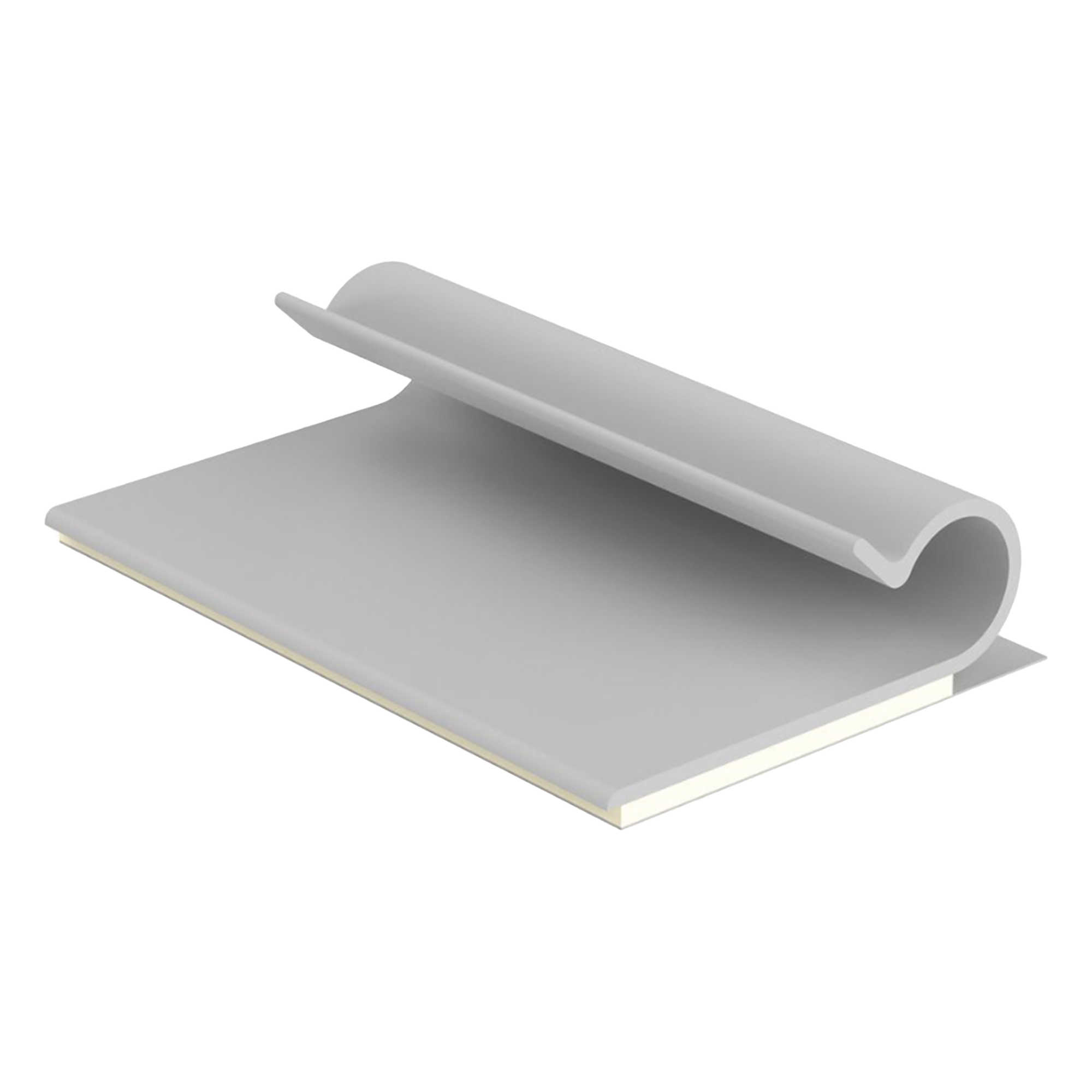 Clip Adhesivo Tipo J / Cables hasta 6.4 mm (0.25') / Carga 0.263 kg / PVC Gris / Interior / Paquete 100 pz — PANDUIT · SKU AJC25-A-C