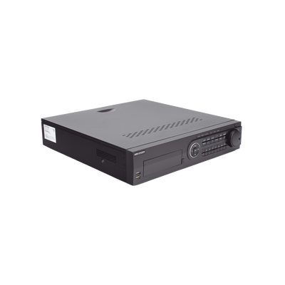 DVR 16 Canales TurboHD + 8 Canales IP / 3K / 5 Megapixel /  8 Bahías de Disco Duro / 16 Entradas de Audio Fisicas (Microfono por Separado) / Audio por coaxitron / Acusense / 16 Entradas de Alarma / POS / H.265+
