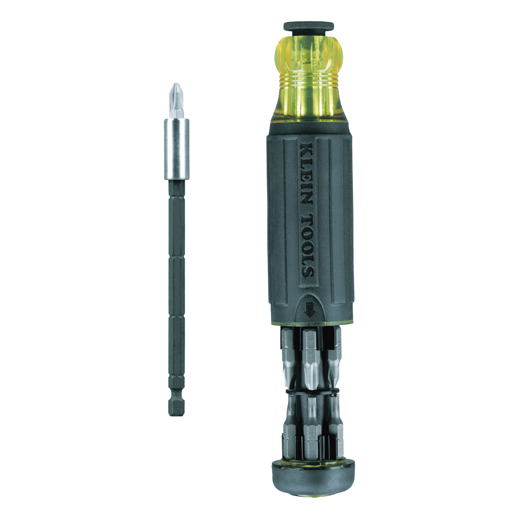 Desarmador multipunto / Longitud ajustable / 14 en 1 / Barra de impacto removible / Cushion-grip — KLEIN TOOLS · SKU 32303