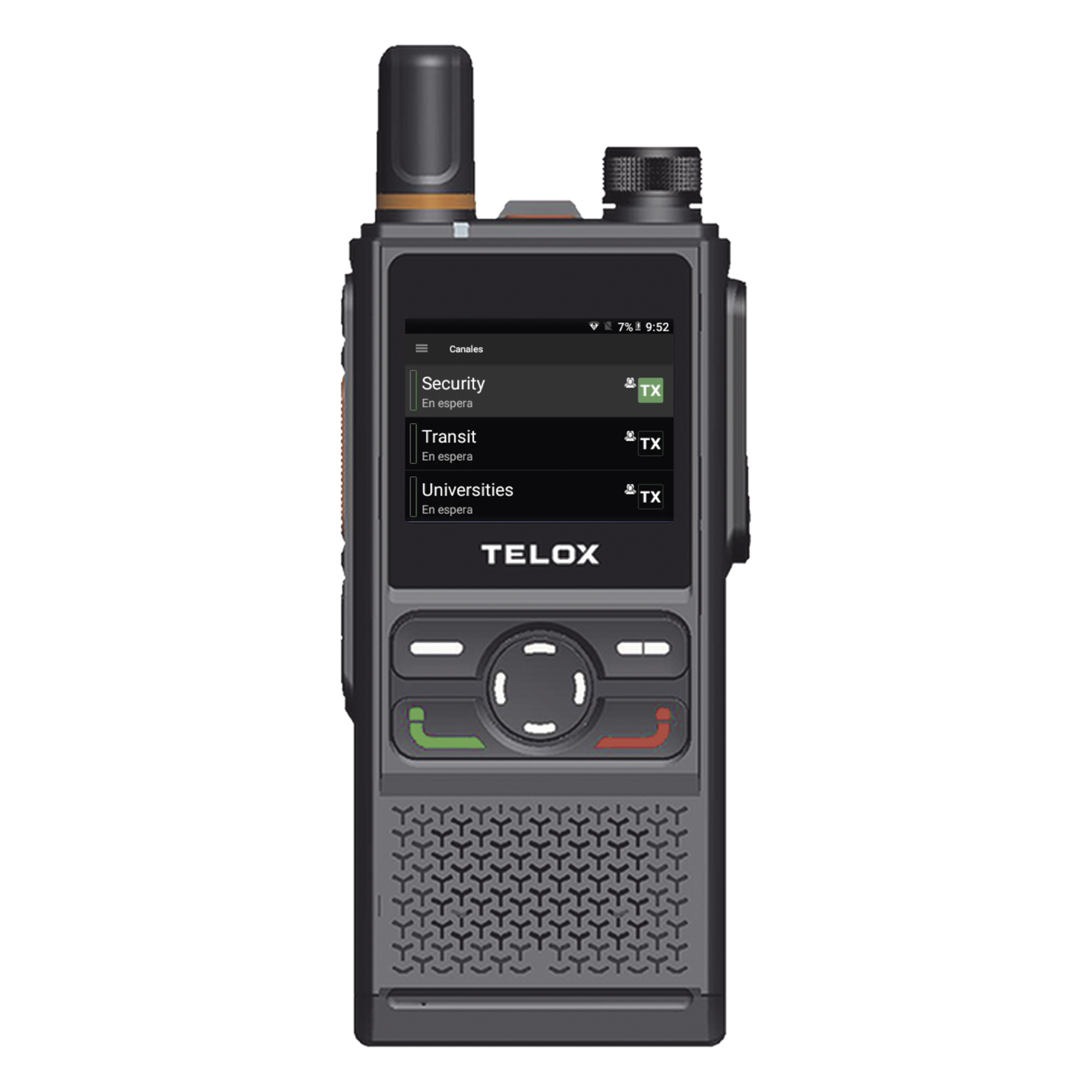 Radio PoC 4G LTE TE320 Incluye 1 año de Servicio de NXRADIOTERMINAL · SKU TE320-NXRADIO