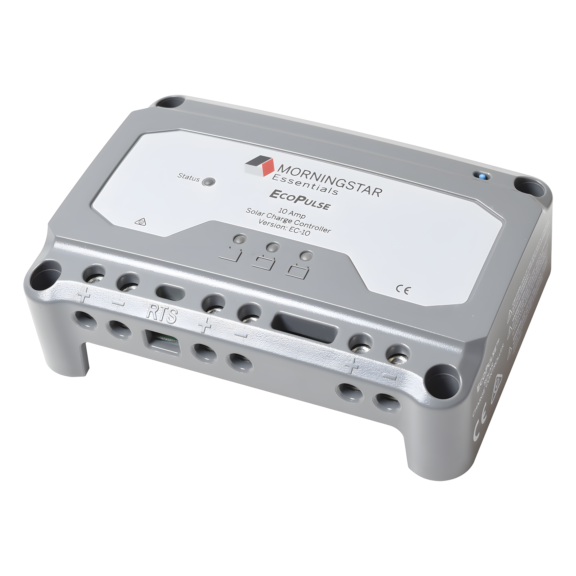 Controlador Solar PWM / 12/24 Vcc Auto-detección / 20 A / PV 60 V / Protección Transitoria 1500 W — MORNINGSTAR · SKU EC-20