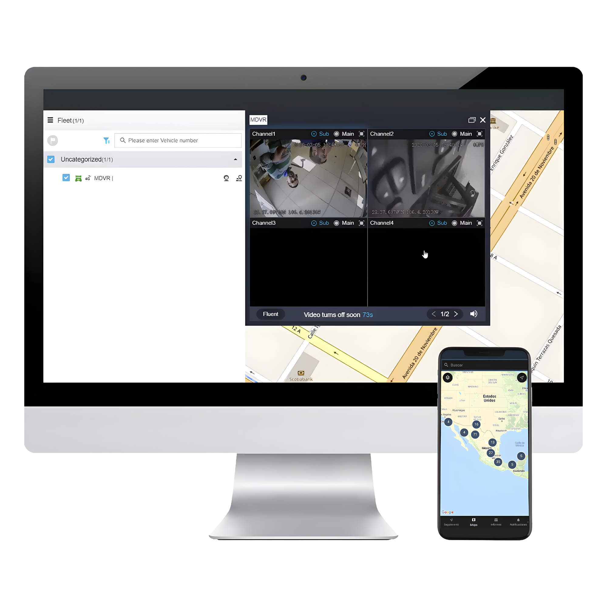 Plataforma Cloud / Rastreo GPS y Video Móvil / IoT / 365 Días de Respaldo / 2,000+ Modelos Compatibles / Licencia Anual — EPCOM · SKU EPCOMGPSANUAL