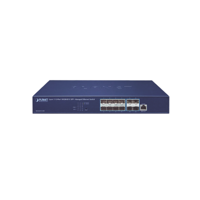 Switch Administrable Capa 3, 12 Puertos SFP+ 10G BASE-X, 1 Puerto de Consola  RJ45.