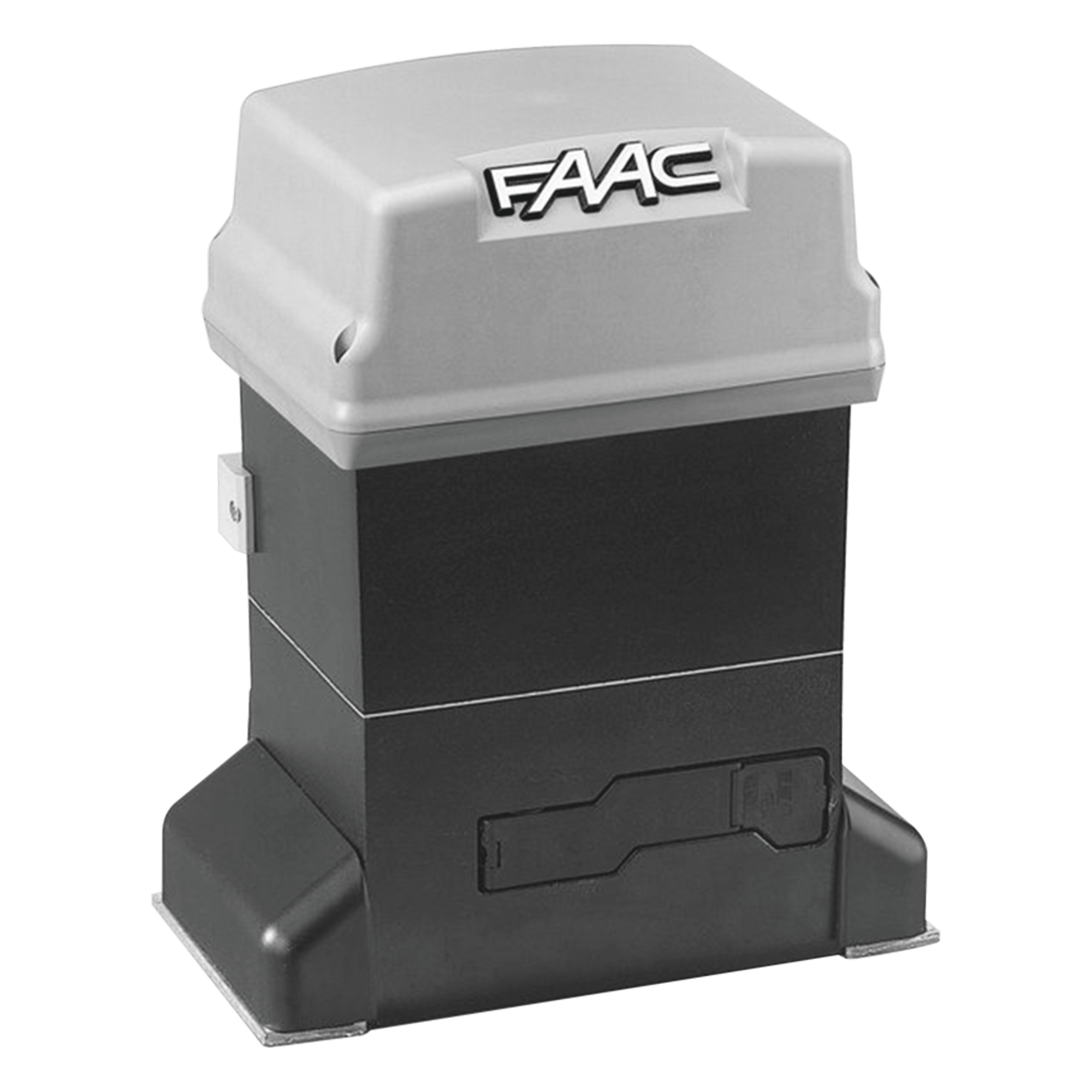 Operador para Puerta Corrediza / Capacidad 600 kg / Longitud de Hoja 40 m (131.2 ft) / Velocidad 9.6 m/min / IP44 / 220 VAC — FAAC · SKU 109746