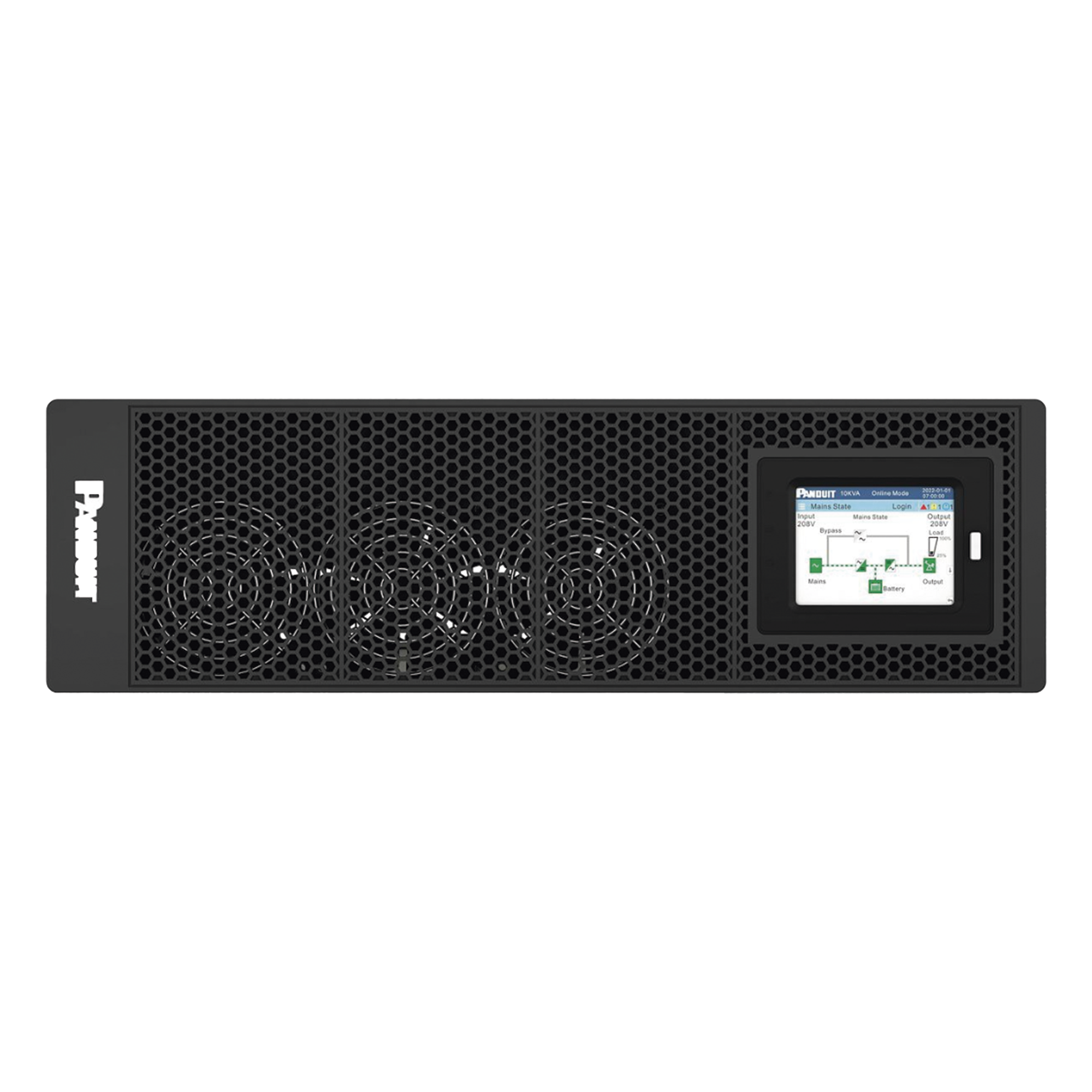 UPS Online Doble Conversión / 10000 VA / 10000 W / Factor de Potencia 1.0 / 208-240 Vca / 6 UR / SNMP y HTTP / Onda Senoidal Pura / NEMA L6-30R — PANDUIT · SKU U10N11V